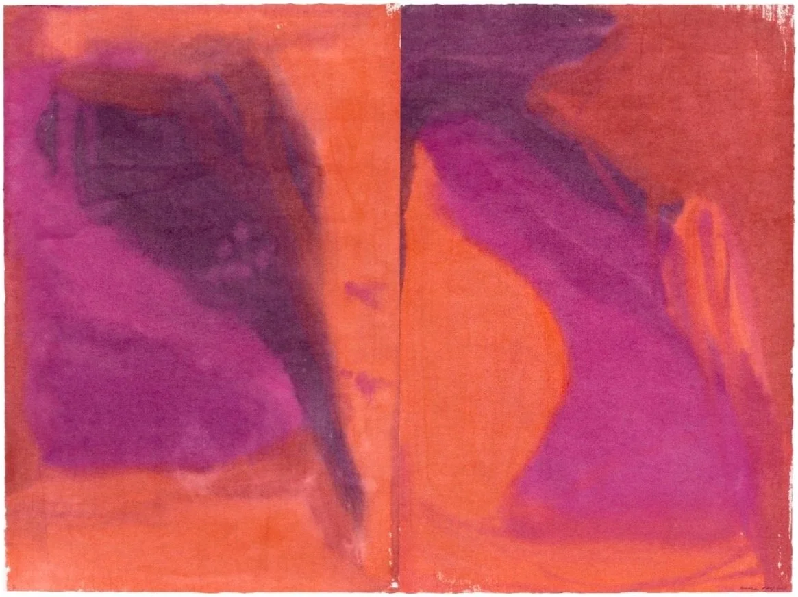 Heather Day 
Rift No. 2, 2022  
Monotype 2  
9 x 37 3/4 in  (73.7 x 95.9 cm) 32 x 40 1/2 in  (81.3 x 102.9 cm)  
Framed JPHB 5712