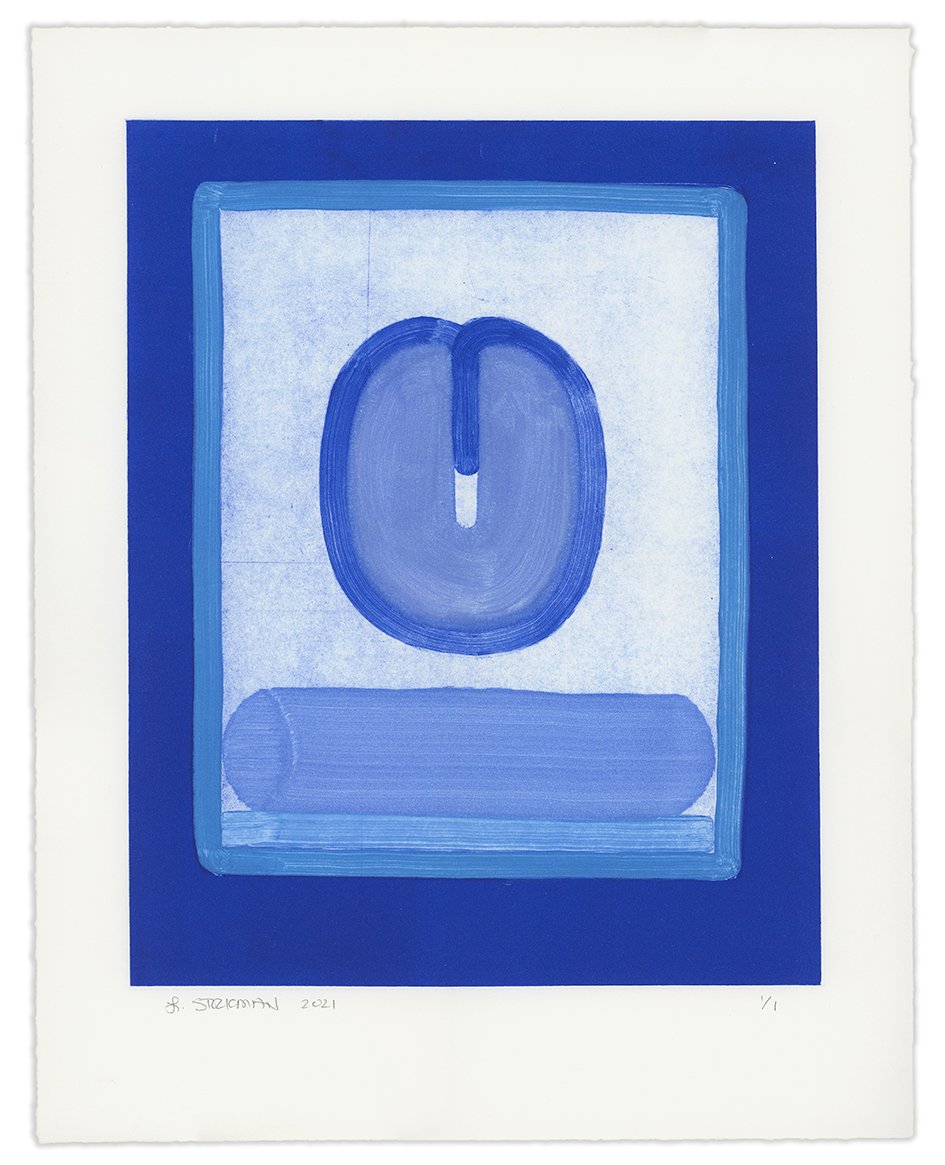 Winter Canyon, 2021, Monoprint