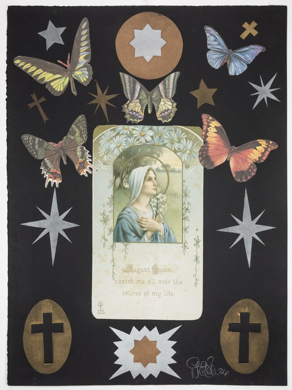 Garden of Silent Stars, 2026
Mixed media on Rives BFK
22 x 30 in.