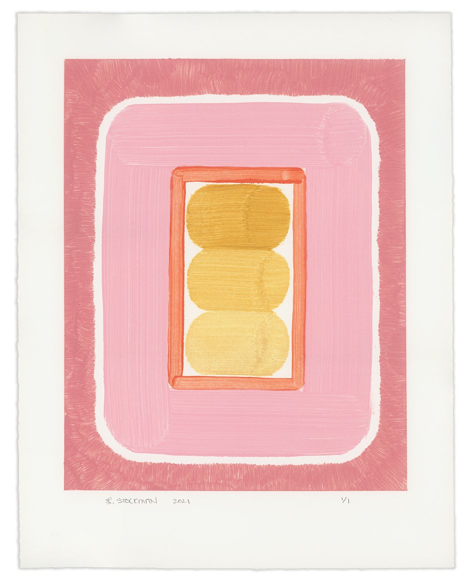 Horizon Lines 1, 2021, Monoprint