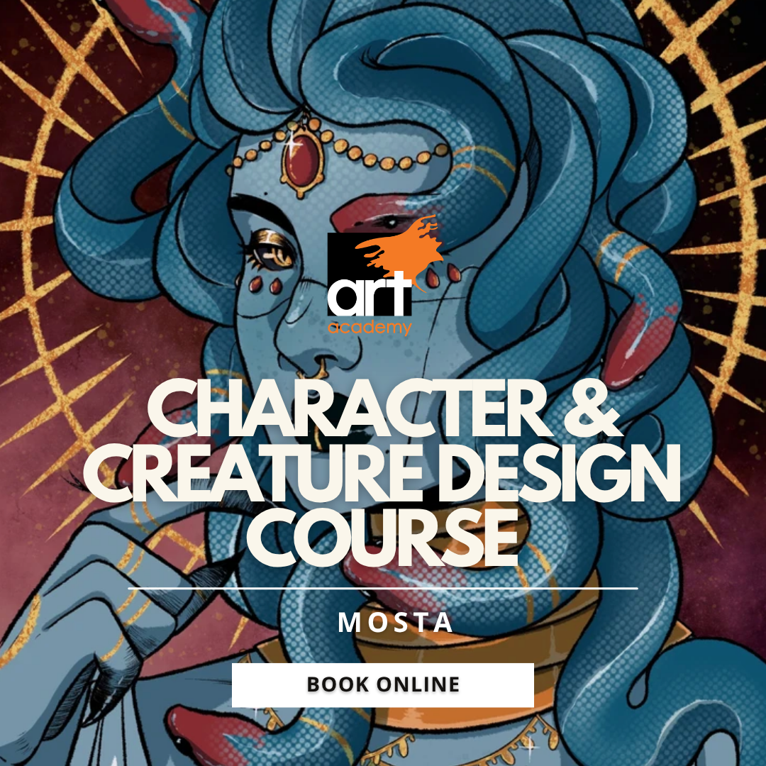 Character & Creature Design Course (Ages 11 to 17)