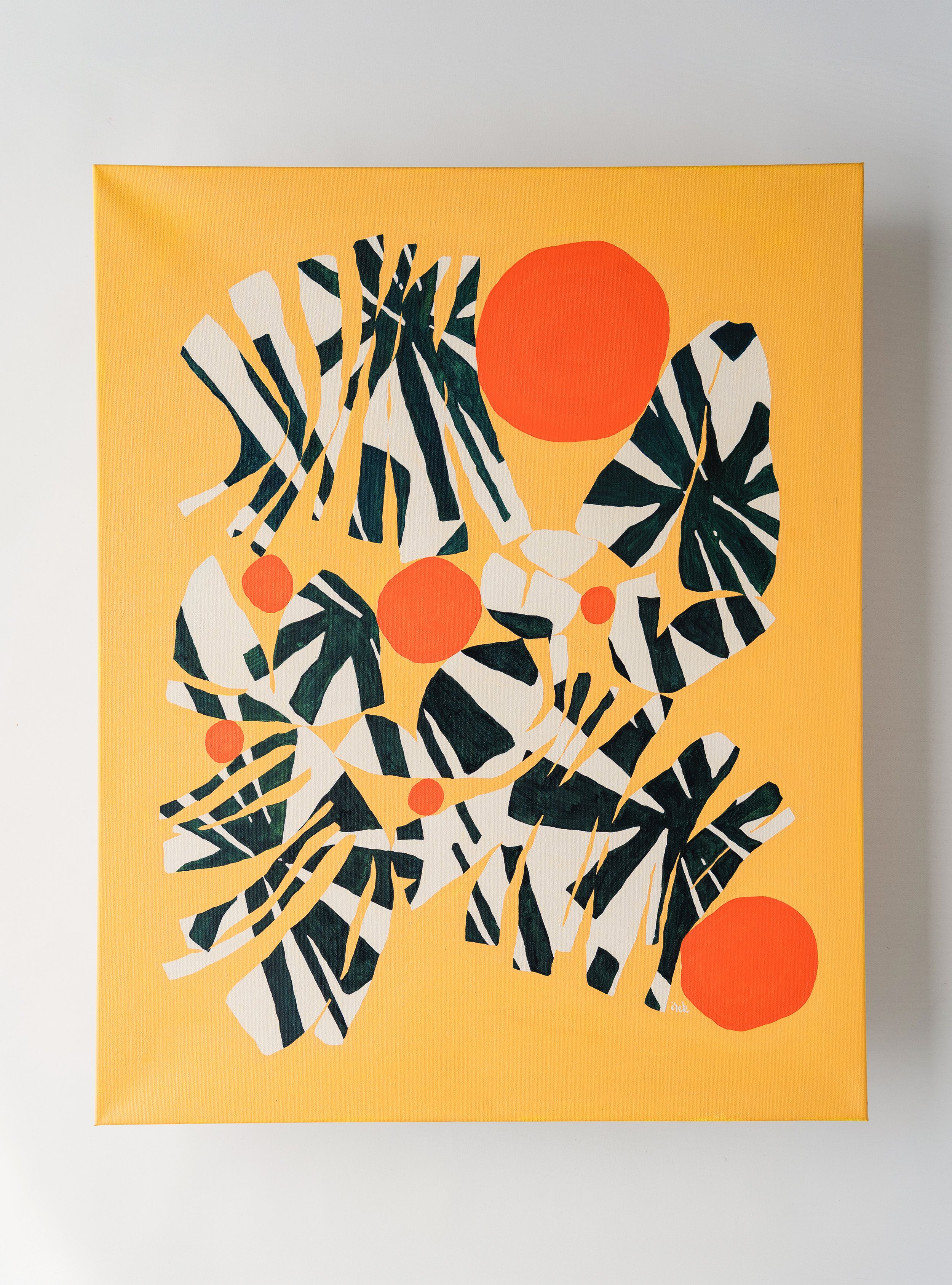 spring arrived, we were taken by surprise pt.ii | 24"x30" oil on canvas