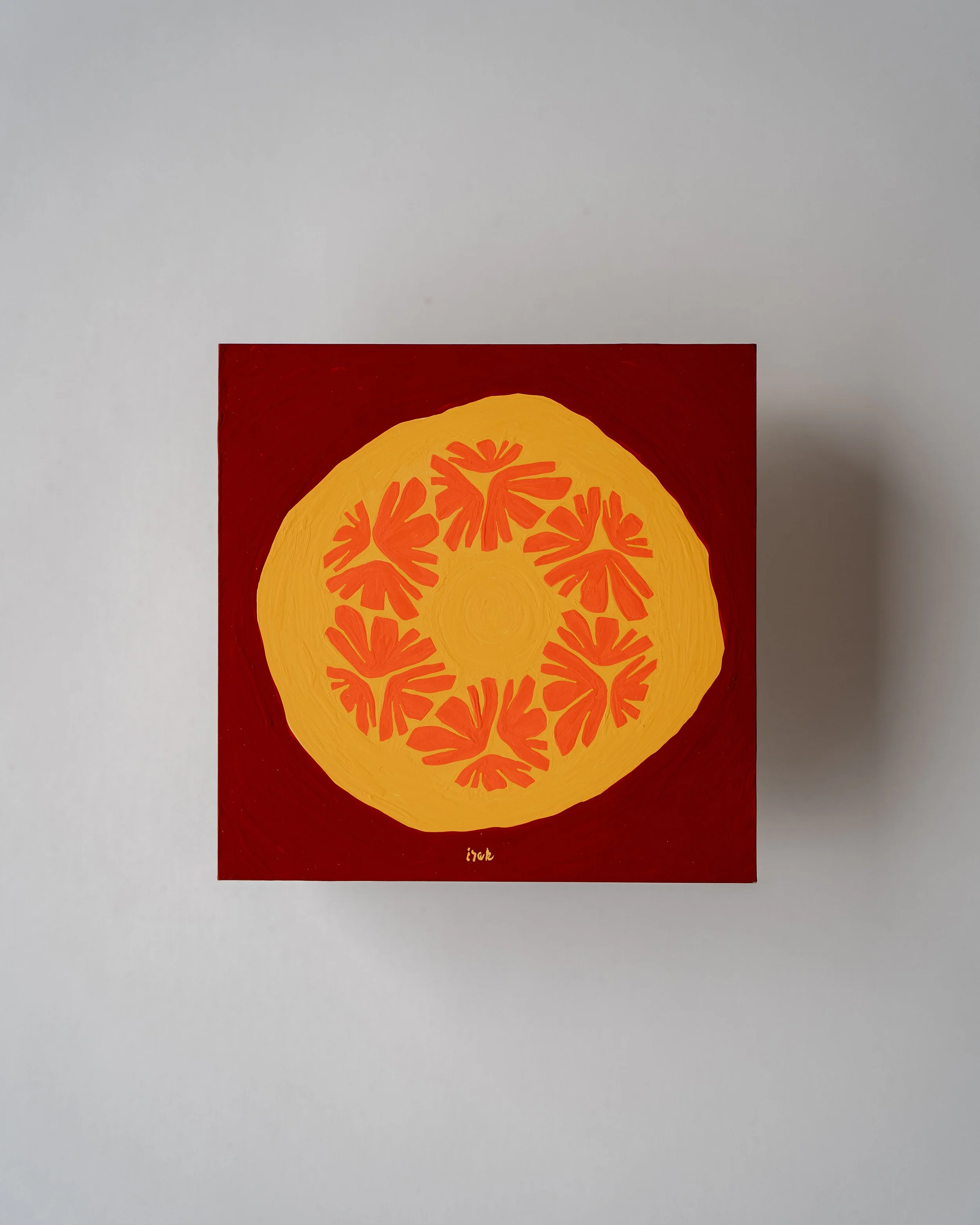 seasons changed, and so did we pt.ii | 6"x6" gouache on panel