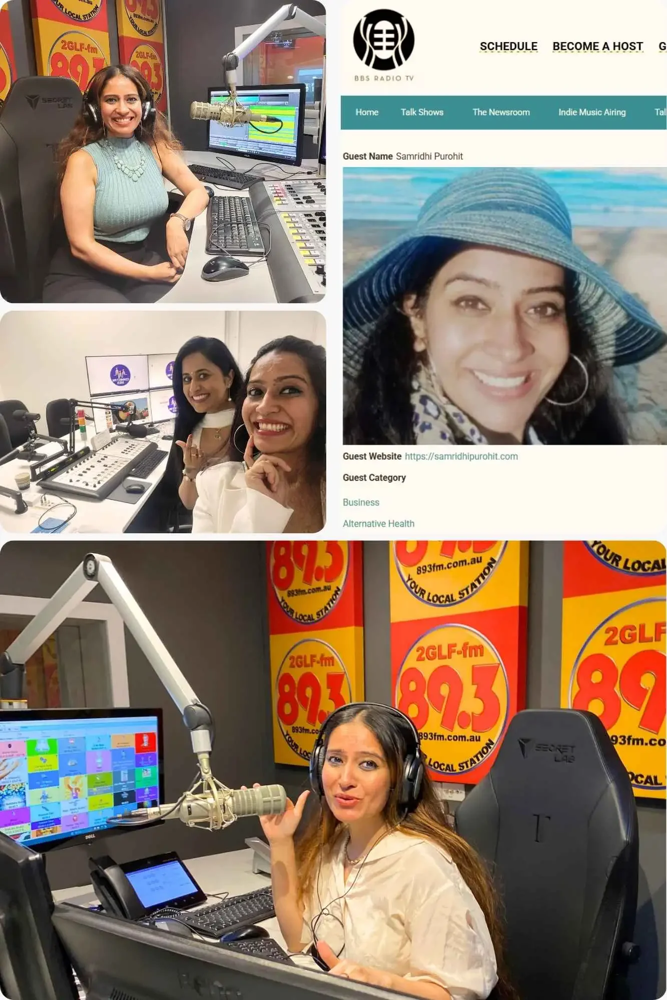 Samridhi Purohit guest on Sydney-based radio, providing spiritual insights and Akashic guidance