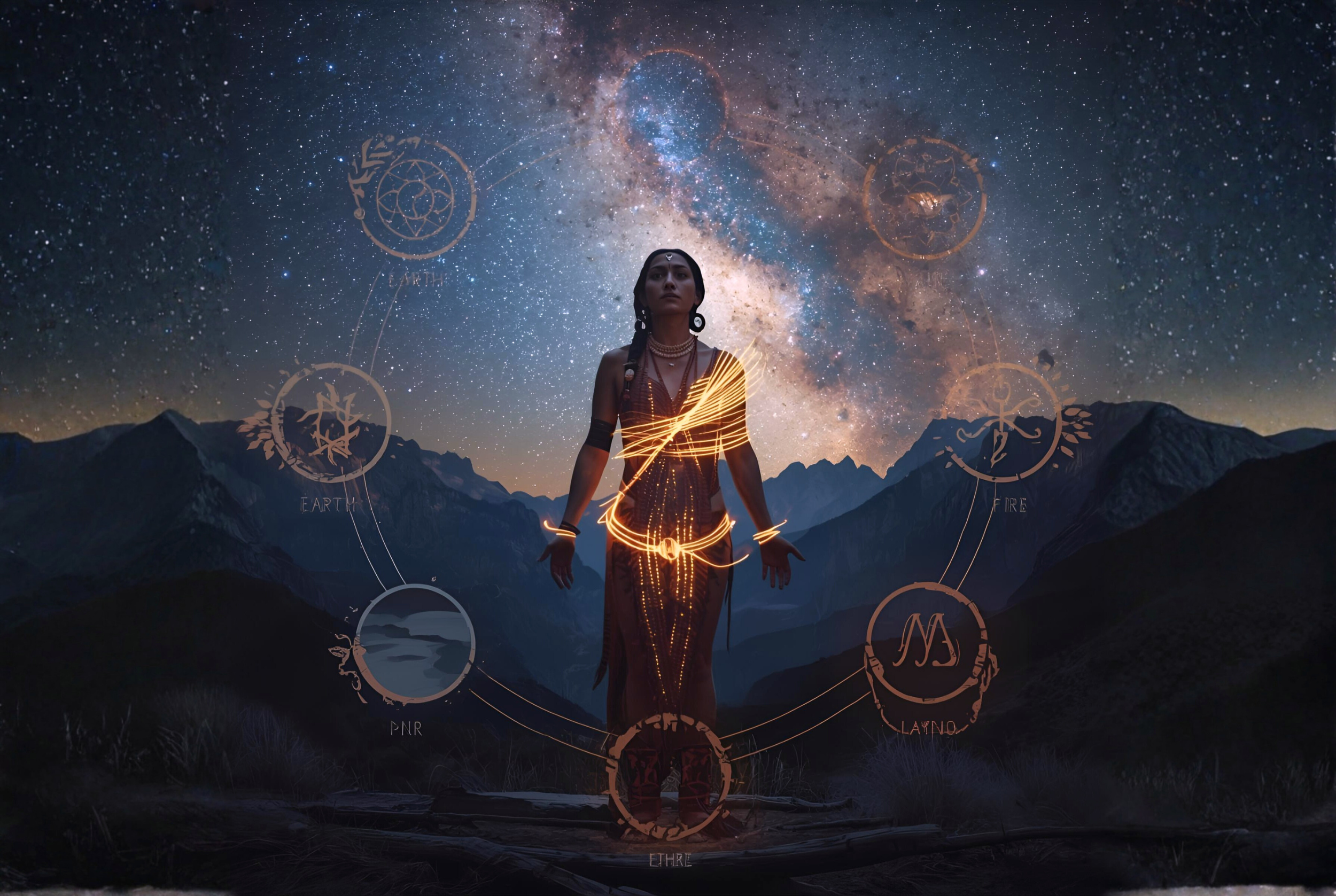 Shaman receiving the Bands of Power in the Munay-Ki Rites, representing Pachamama’s black energy and the journey to Munay-Ki Teacher Certification 2026