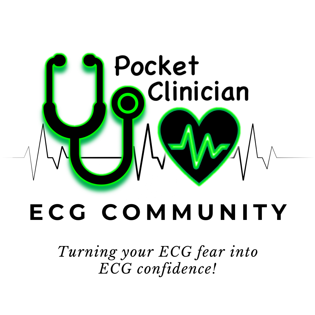 Logo for Pocket Clinician ECG Community