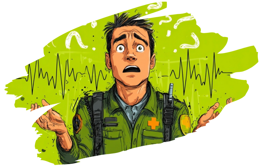 A distressed paramedic