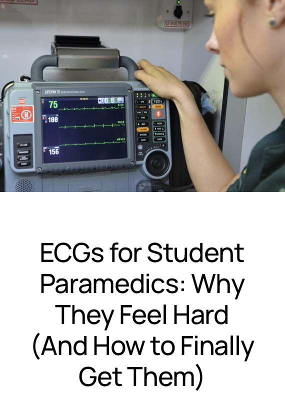 PocketClinician blog 'ECGs for Student Paramedics: Why They Feel Hard (And How to Finally Get Them)'.