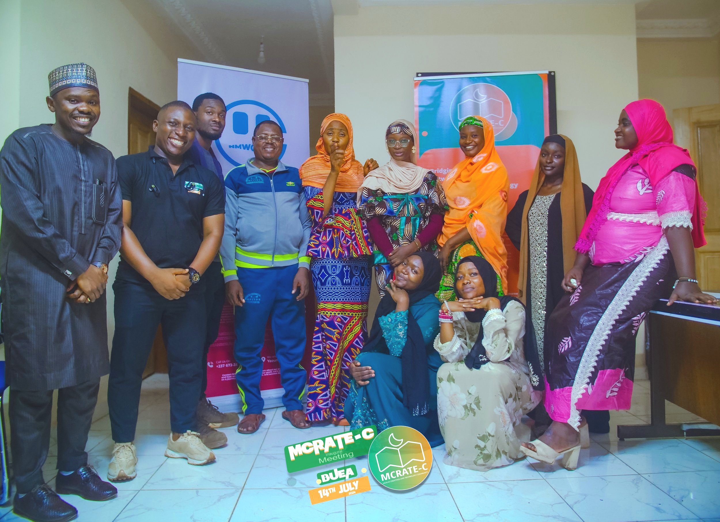 we Held our first Inaugural meeting at MCRATE-C on the 14th of July, 2024 and made sure we it was a success. with the Help of Allah, it all went well and this was taken at the end of the day