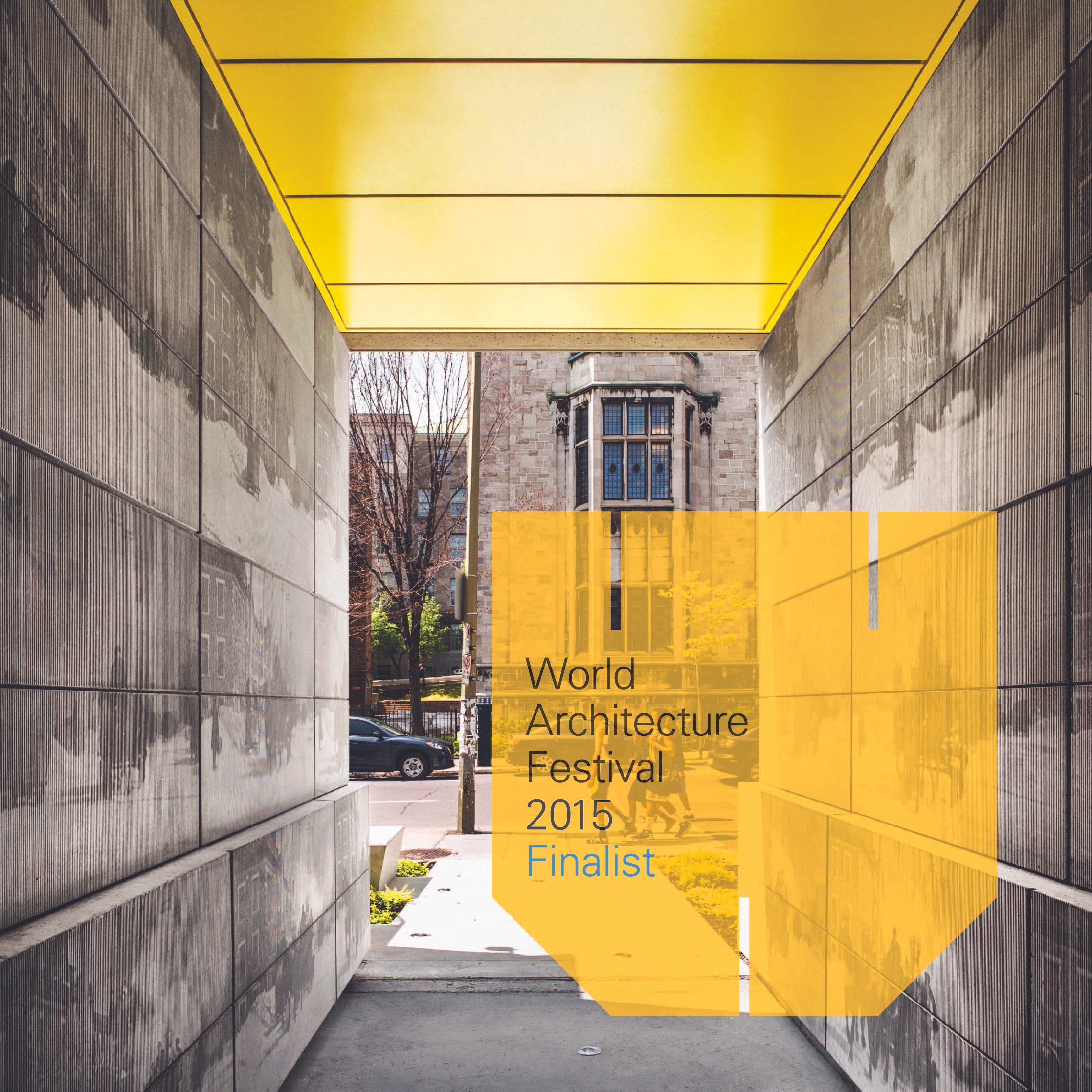 World Architecture Festival (WAF) // Finaliste 2015 // Résidence Edison
