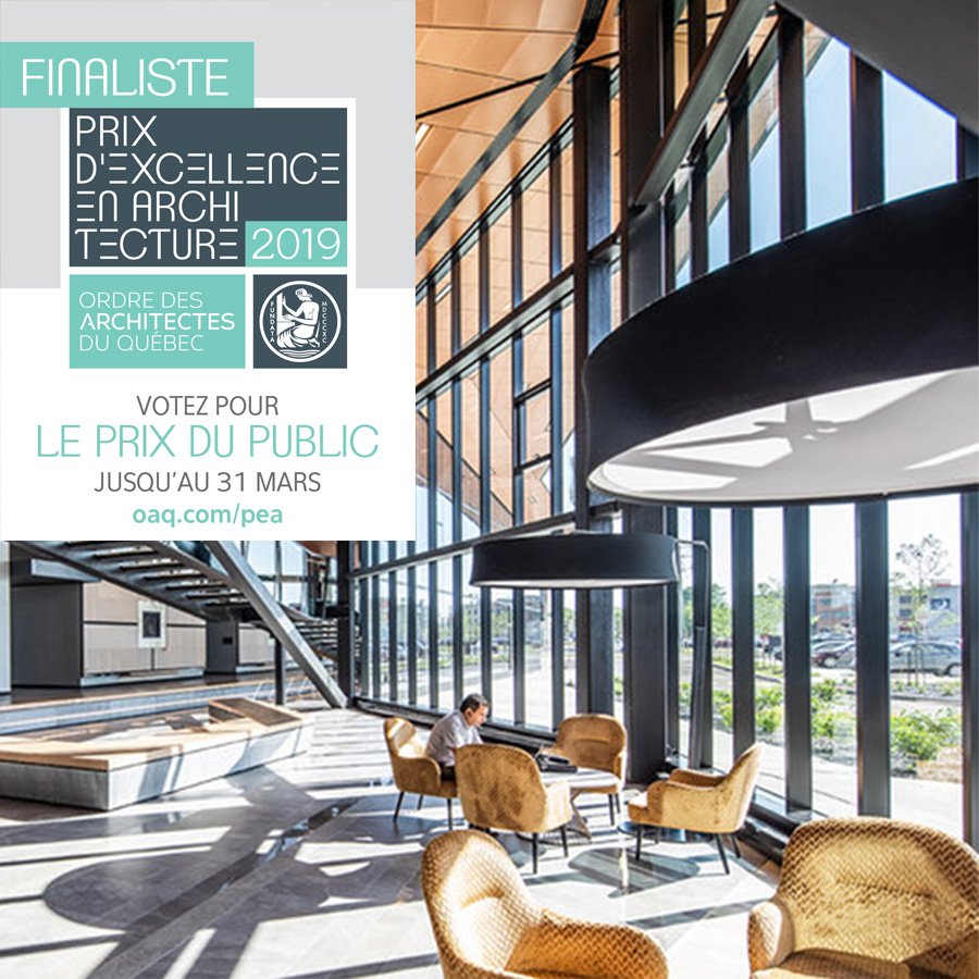 Ordre des architectes du Québec // Finaliste 2019 // Centre des congrès et hôtel de Saint-Hyacinthe