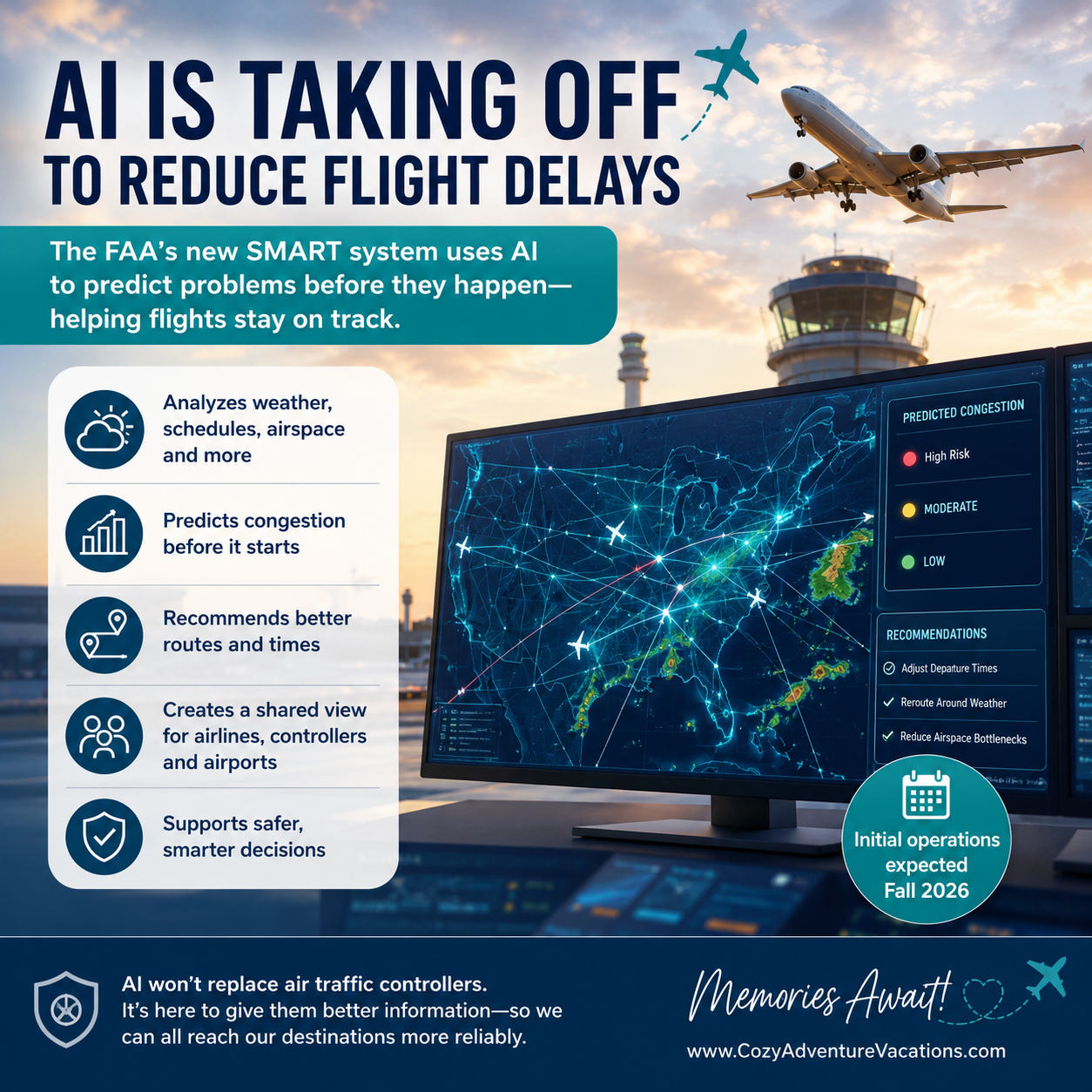 Can the FAA’s New AI System Really Reduce Flight Delays or Could It Create New Problems?