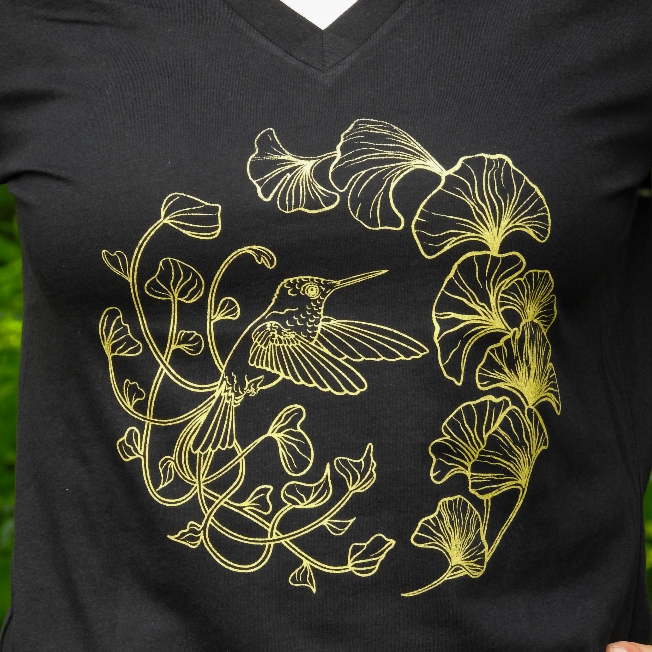Women's V-Neck, Black
