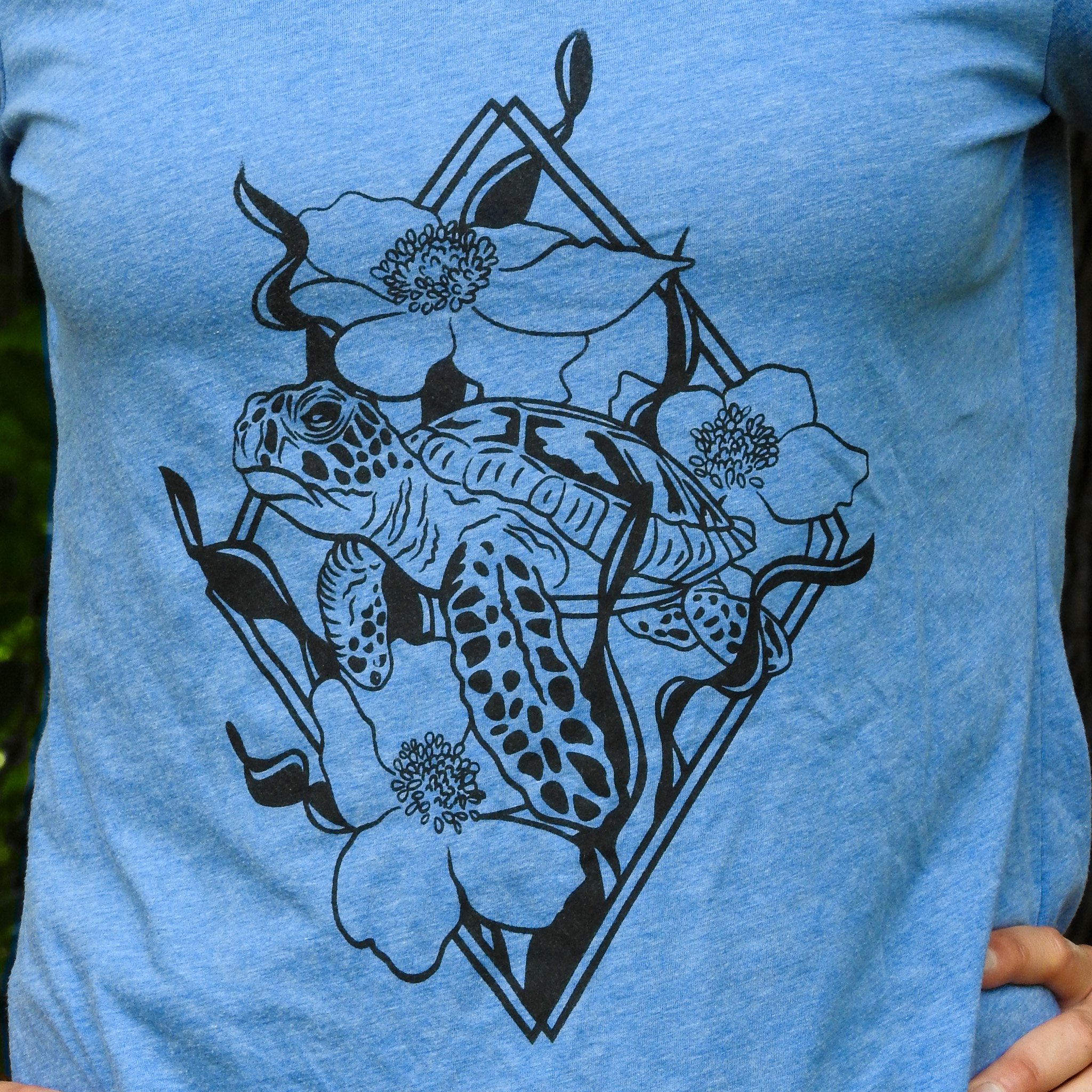 Women's V-Neck, Light Blue