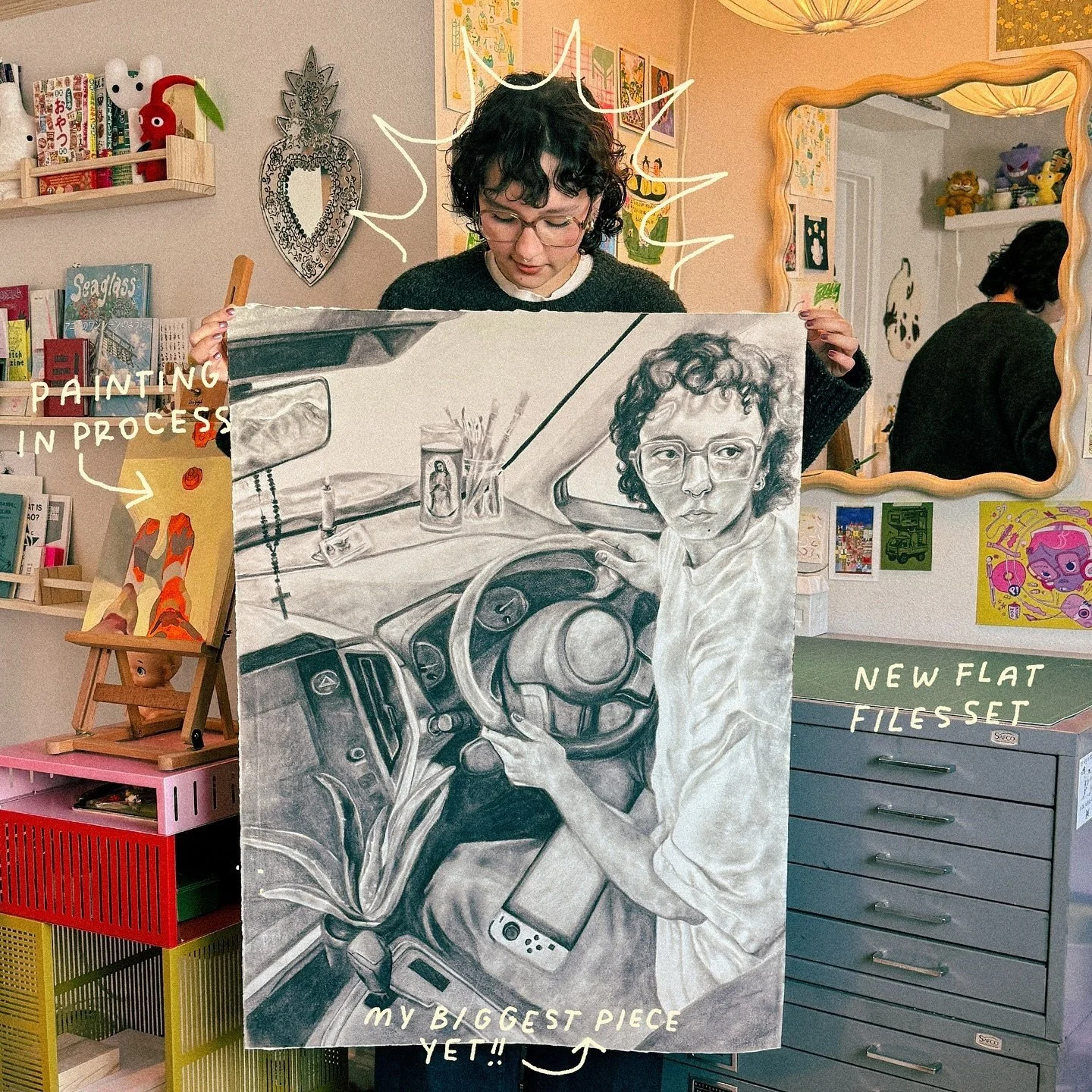 a little bit of a catch up post- I&rsquo;ve been so busy and tired from the semester that I feel like all of November I&rsquo;ve become simply a human drawing machine and not a person :&rsquo;) but alas it is over! and I must say I created some prett