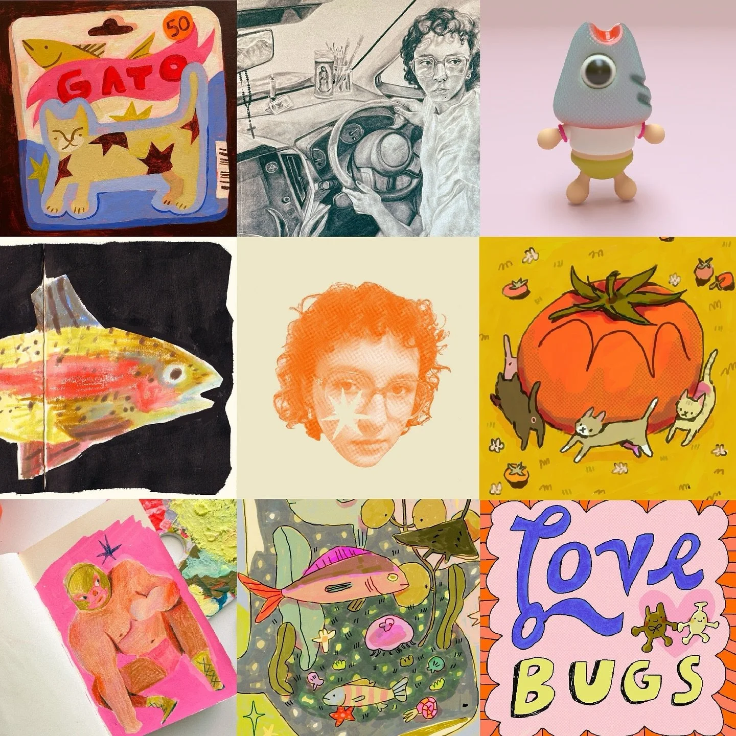 lil bit of an early #artvsartist for 2024 🥖

created so much work that I truly love this year, this time last year I decided to focus inward and not obsess over the grind as much. I think I half way succeeded but I&rsquo;m so grateful for all the gr