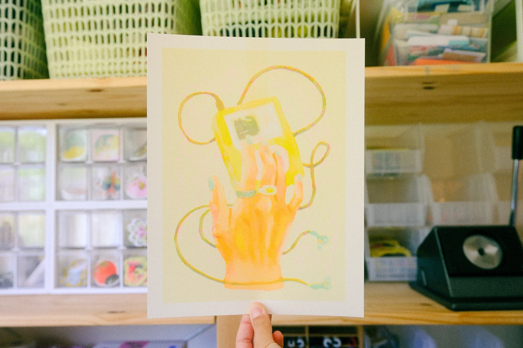 ipod magic riso print