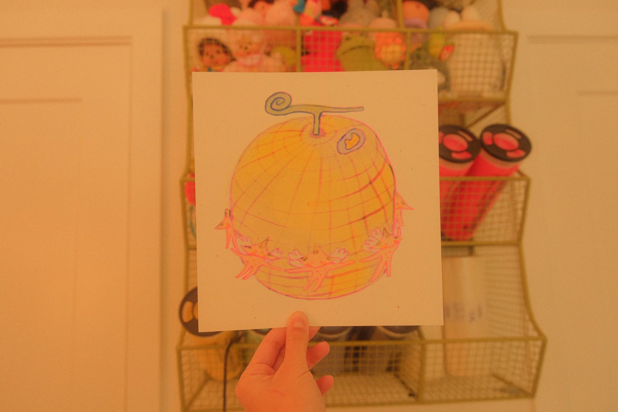 melon dance riso print