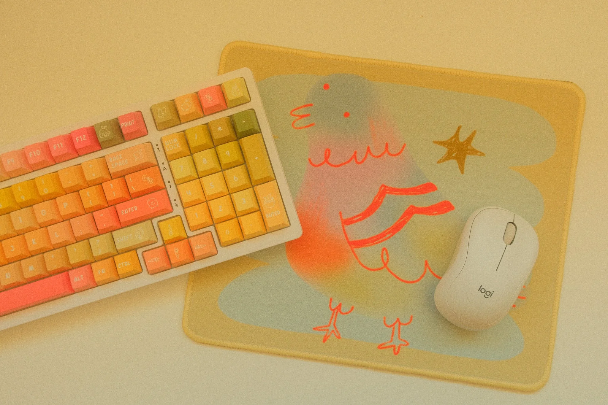 pigeon mouse pad