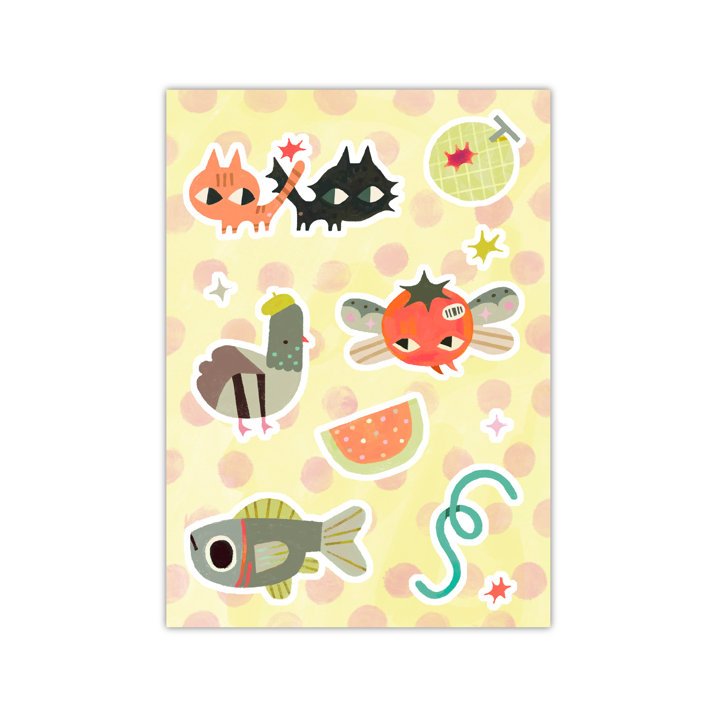 pal's whimsy sticker sheet
