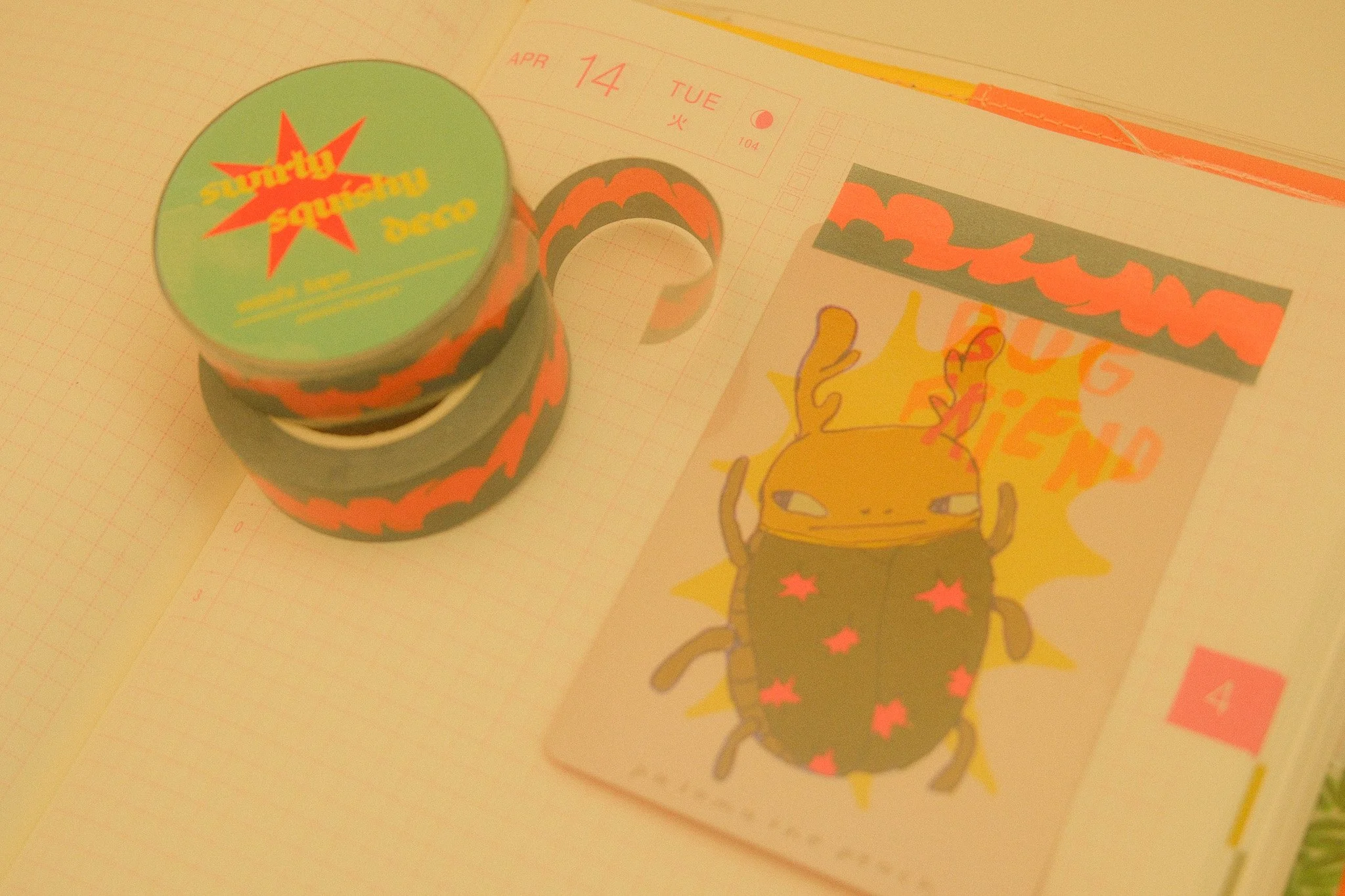 squishy swirly washi tape