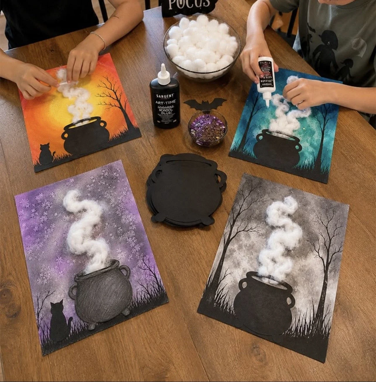 Paint Your Own Magical Cauldron: A Spooky Craft Night