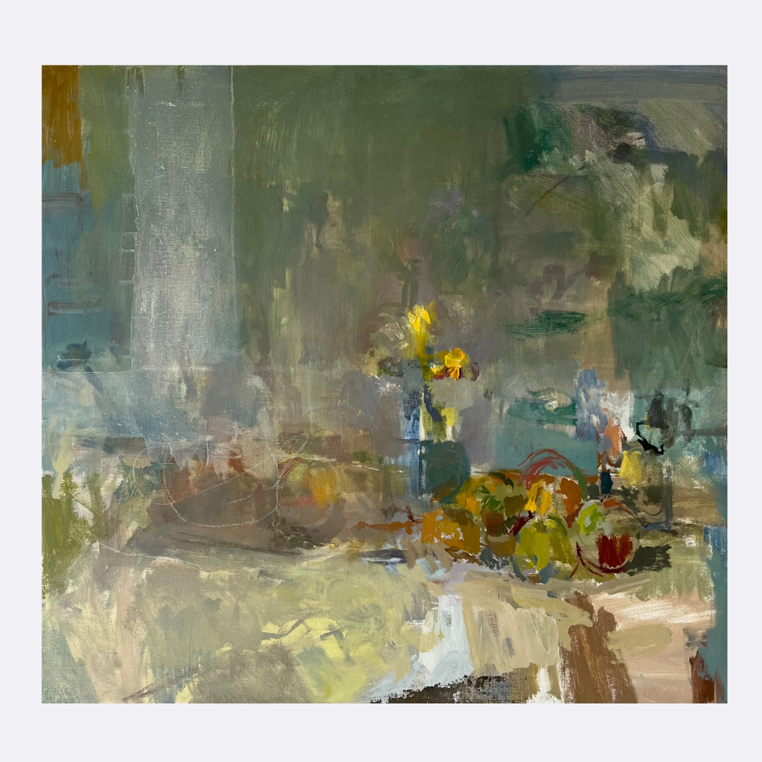 Still life with yellow flower