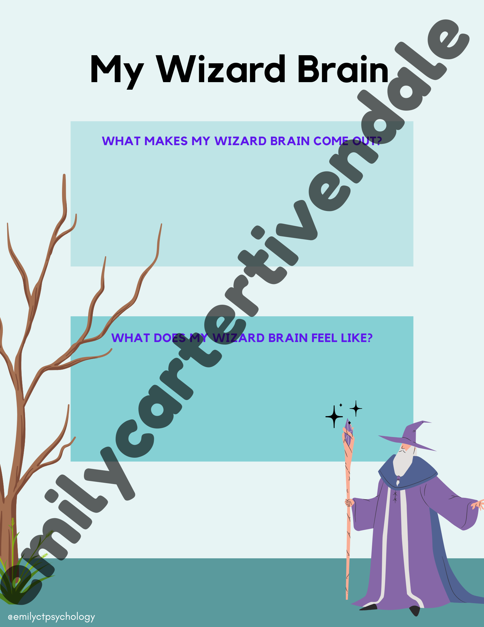 Wizard Brain Worksheet