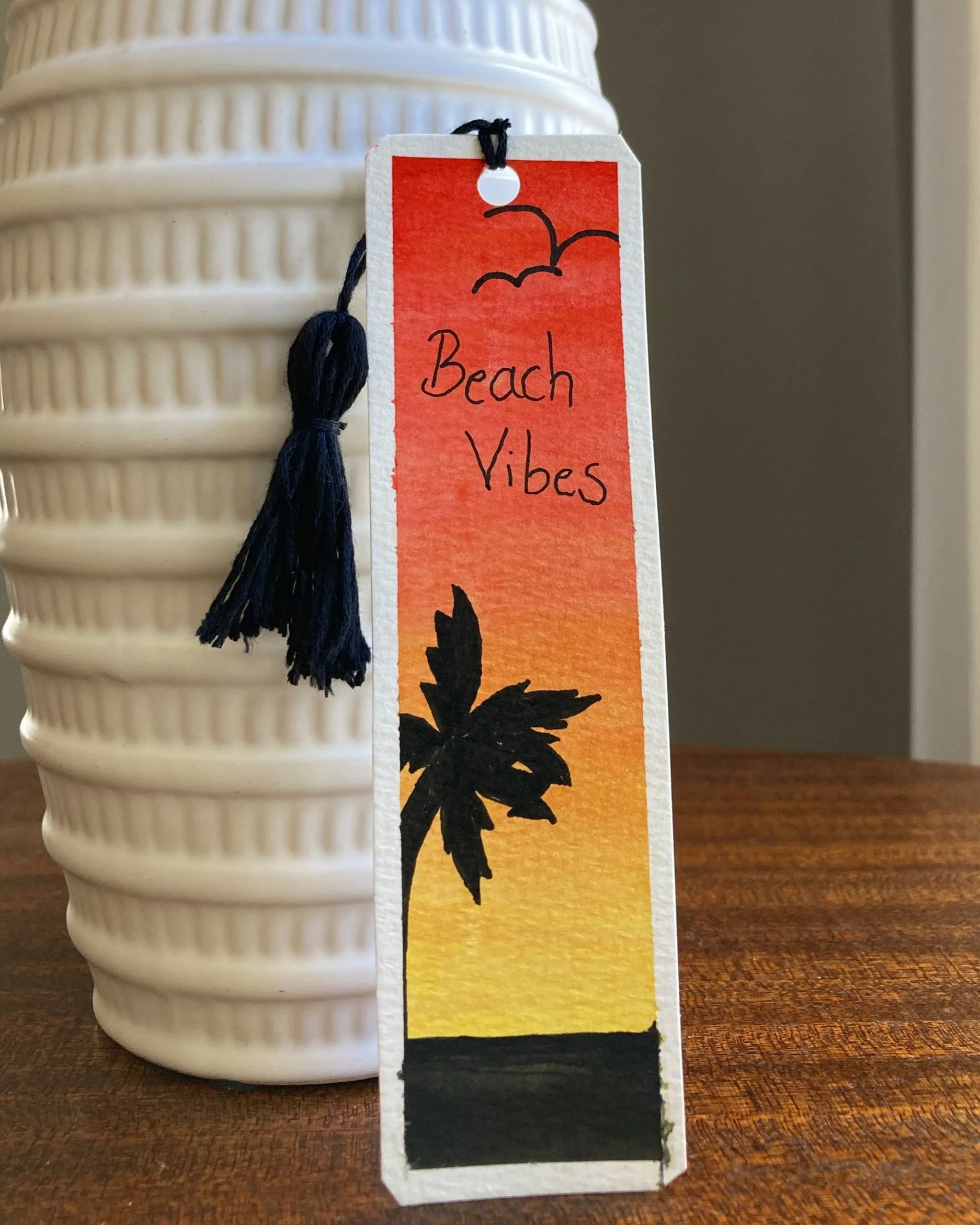 Beach Vibes Bookmark