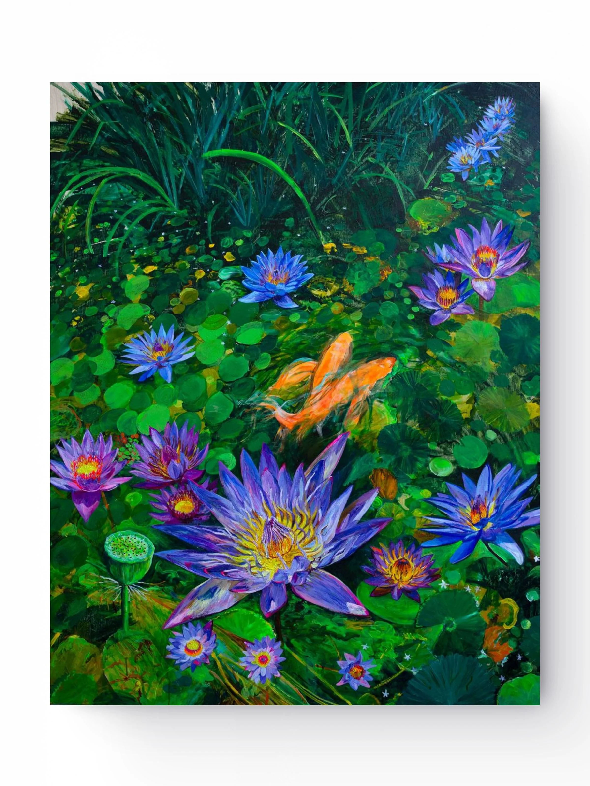 Blue Lotus Koi