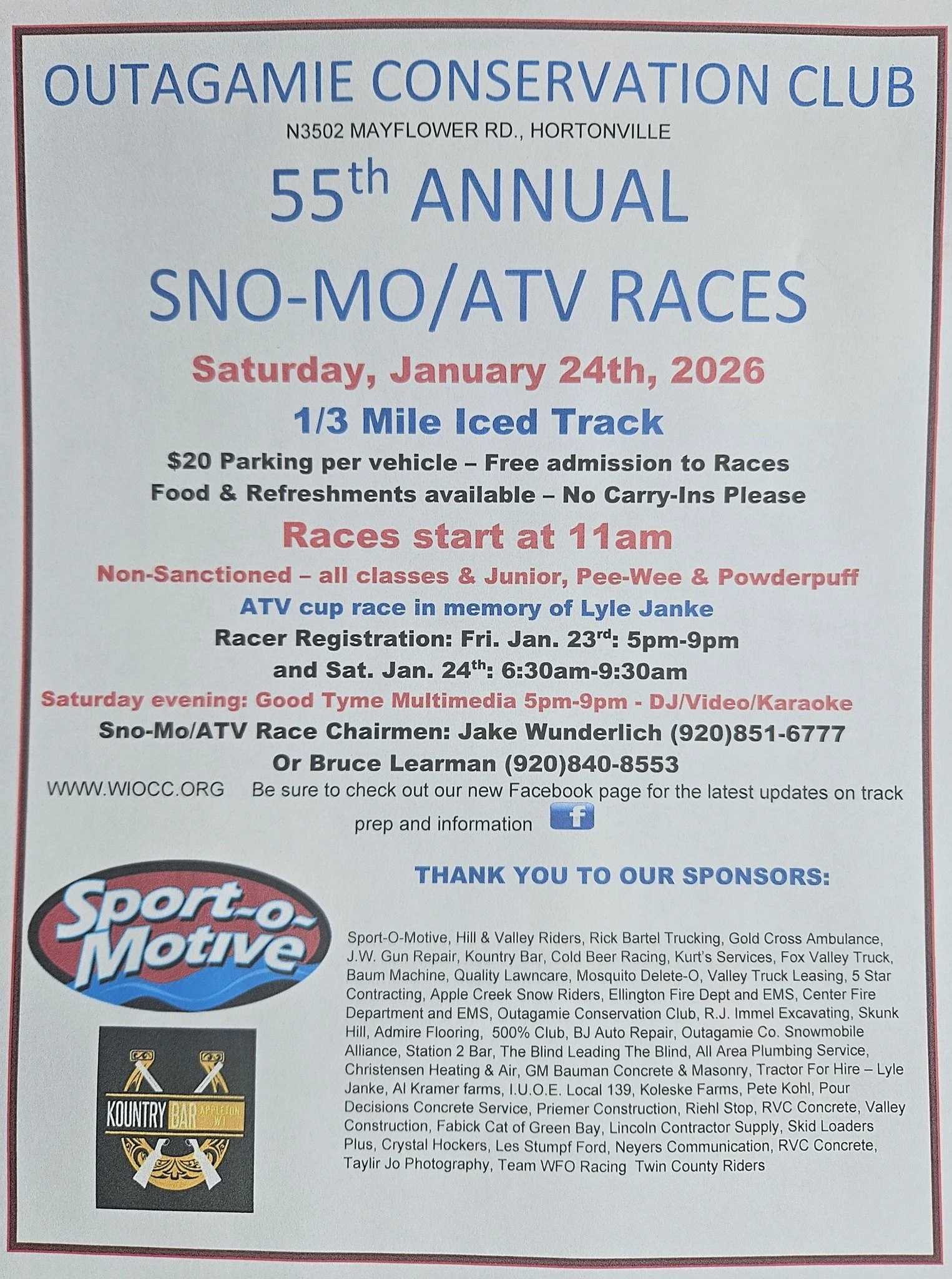55th Annual Sno-Mo/ATV Race Day