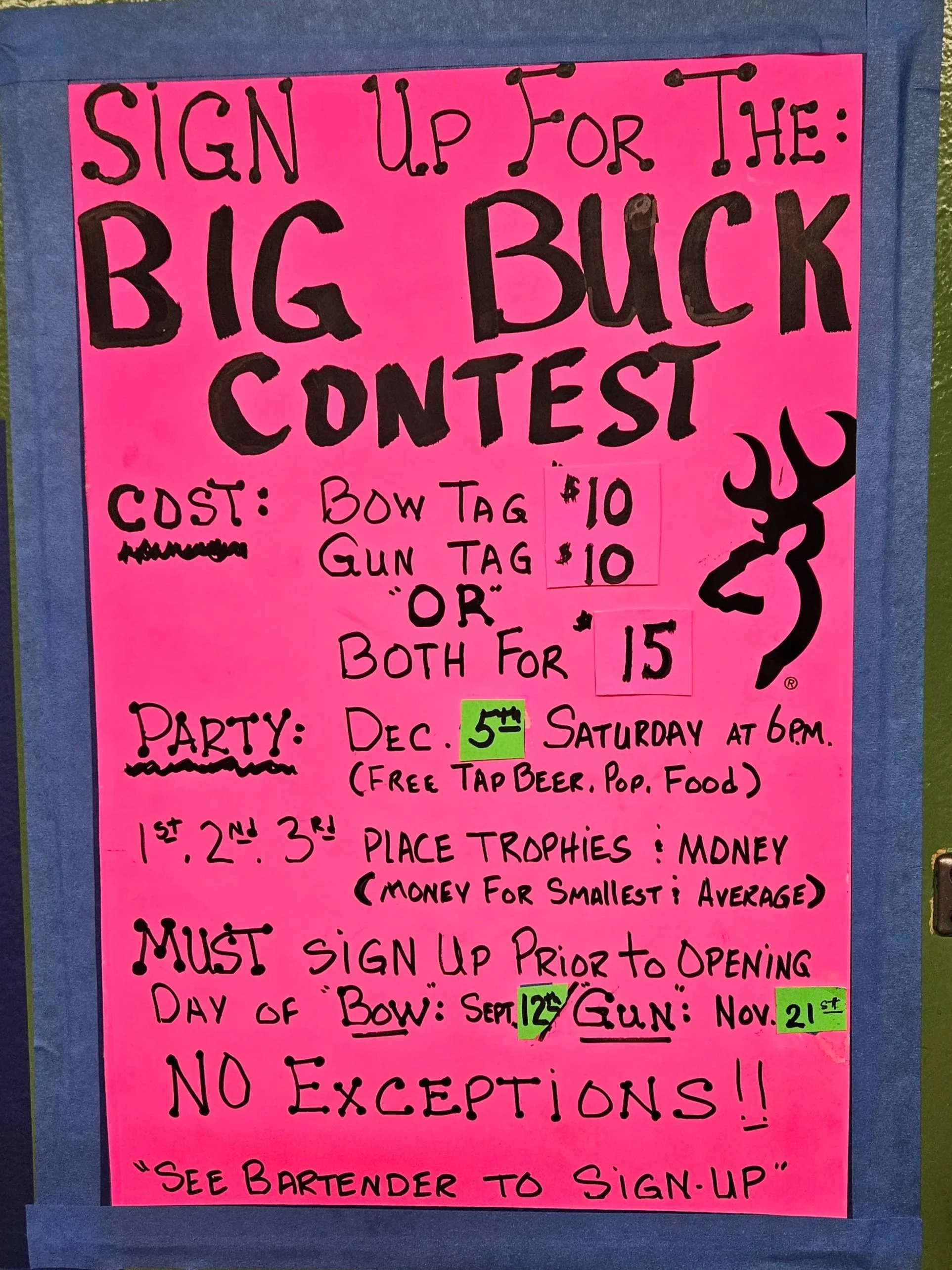 Big Buck Contest