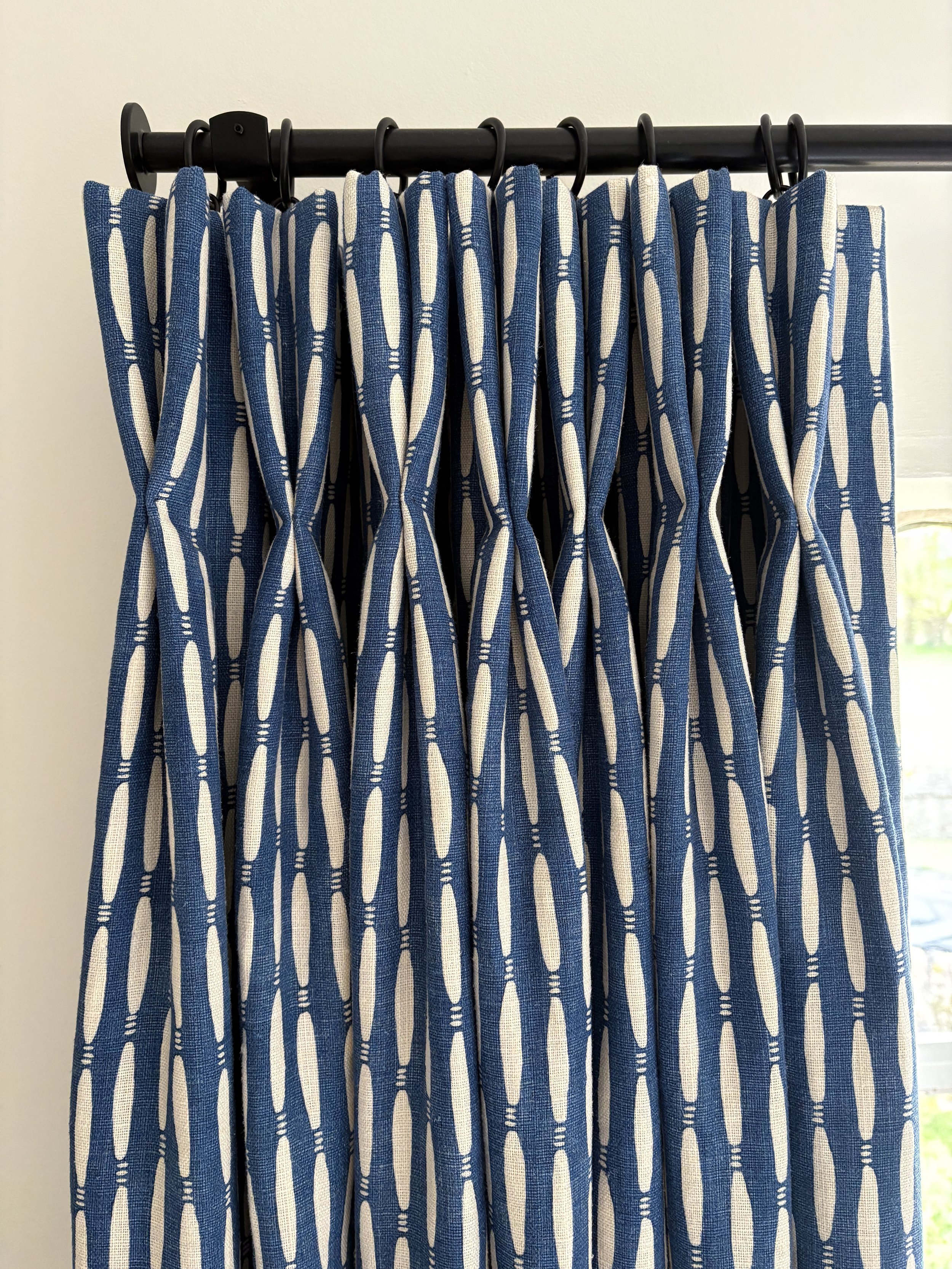 Double Pinch Pleat Heading