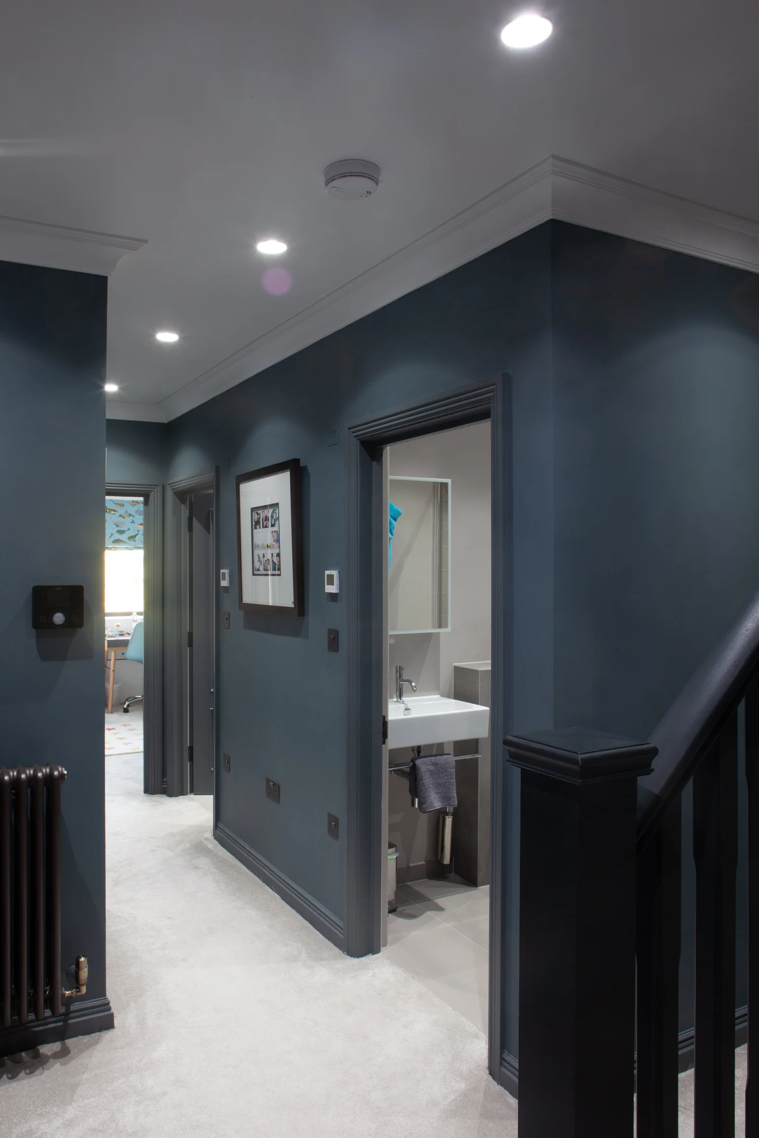 Finished residential interior at the Kensal Rise project