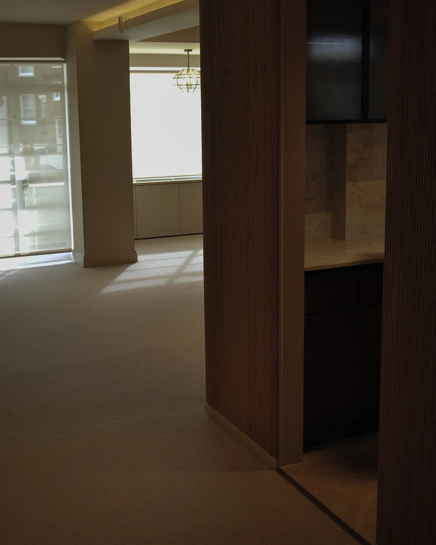 Residential refurbishment detail completed by ZSS UK Ltd in Sloane Square