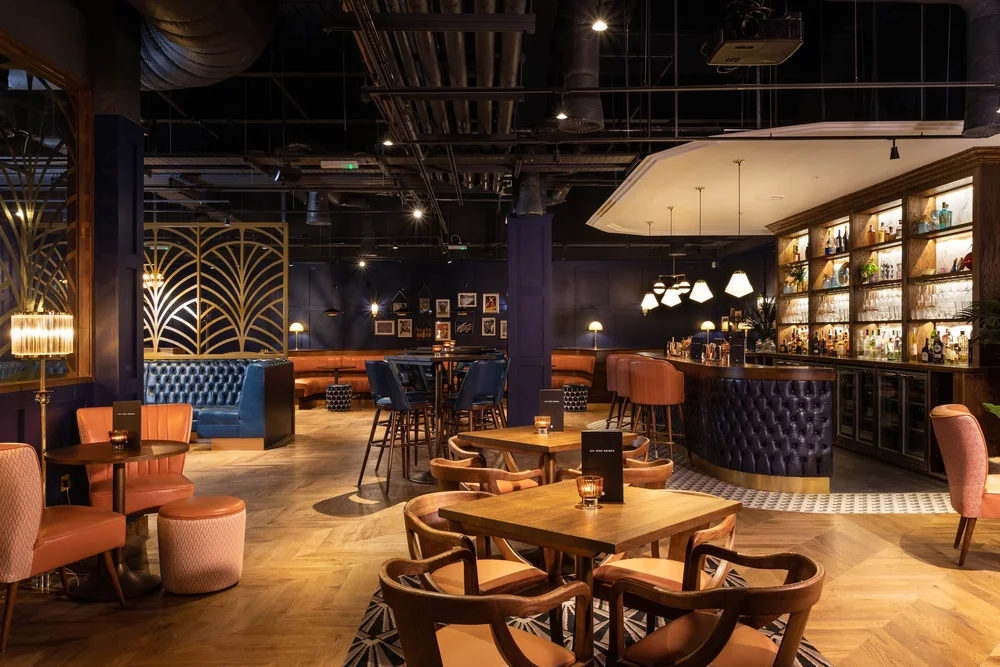 Completed All Star Lanes commercial refurbishment and fit-out in London