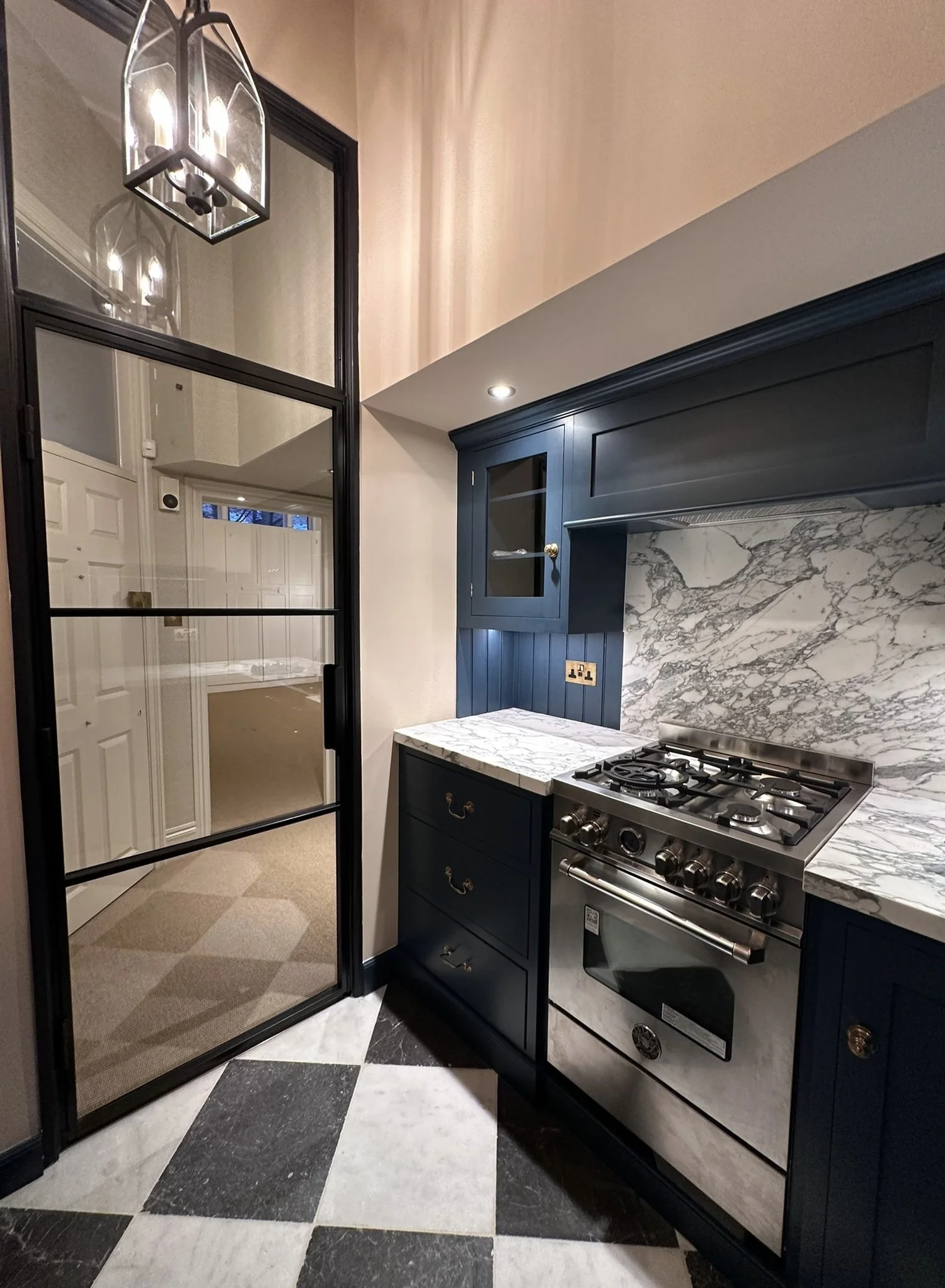 Completed refurbishment detail in Notting Hill Gate, West London