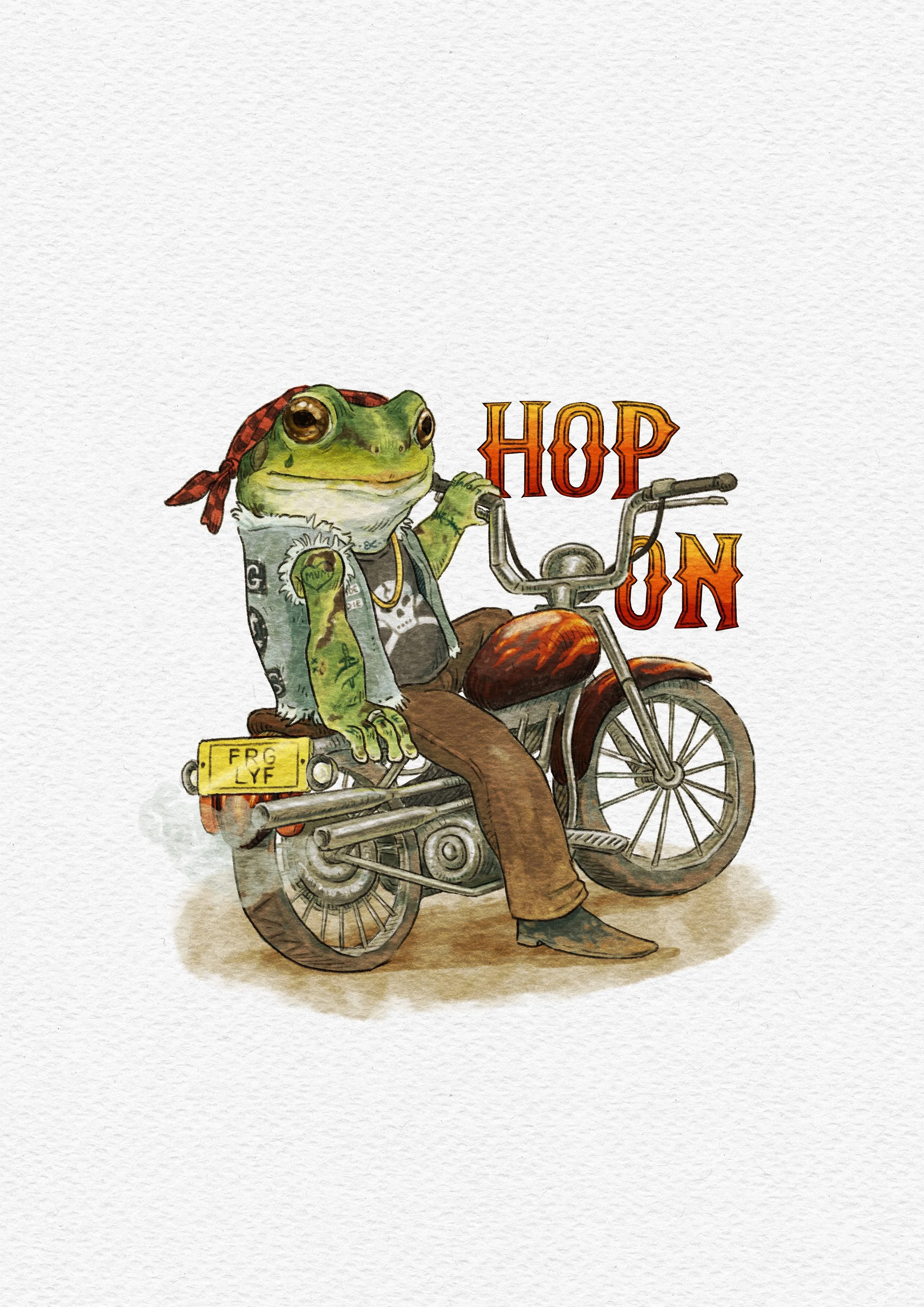 Biker Frog