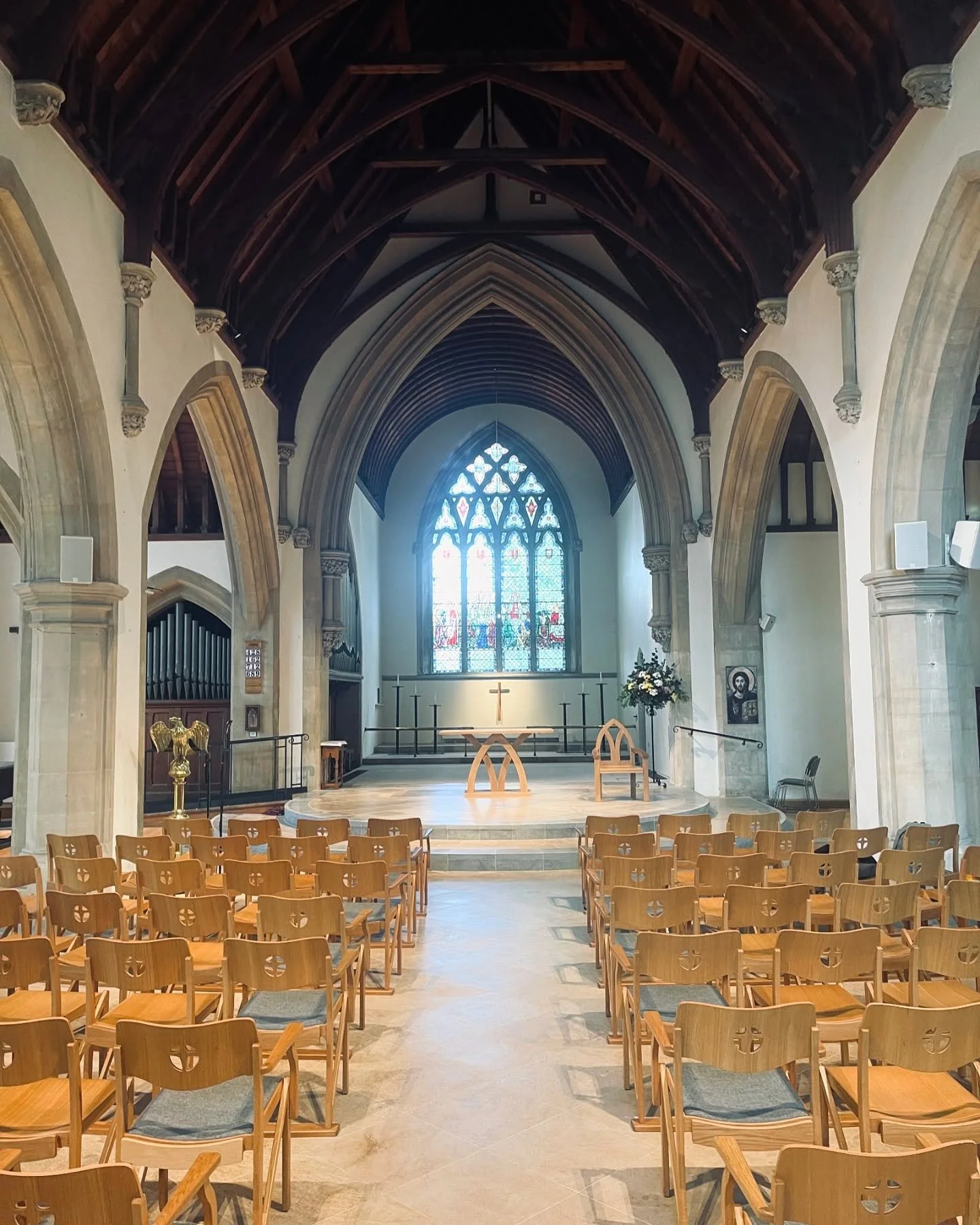 Really enjoyable 7 week project at St. Pauls Winchester. 

We rewired the new lighting system which when lit up really lights up this church to perfection.