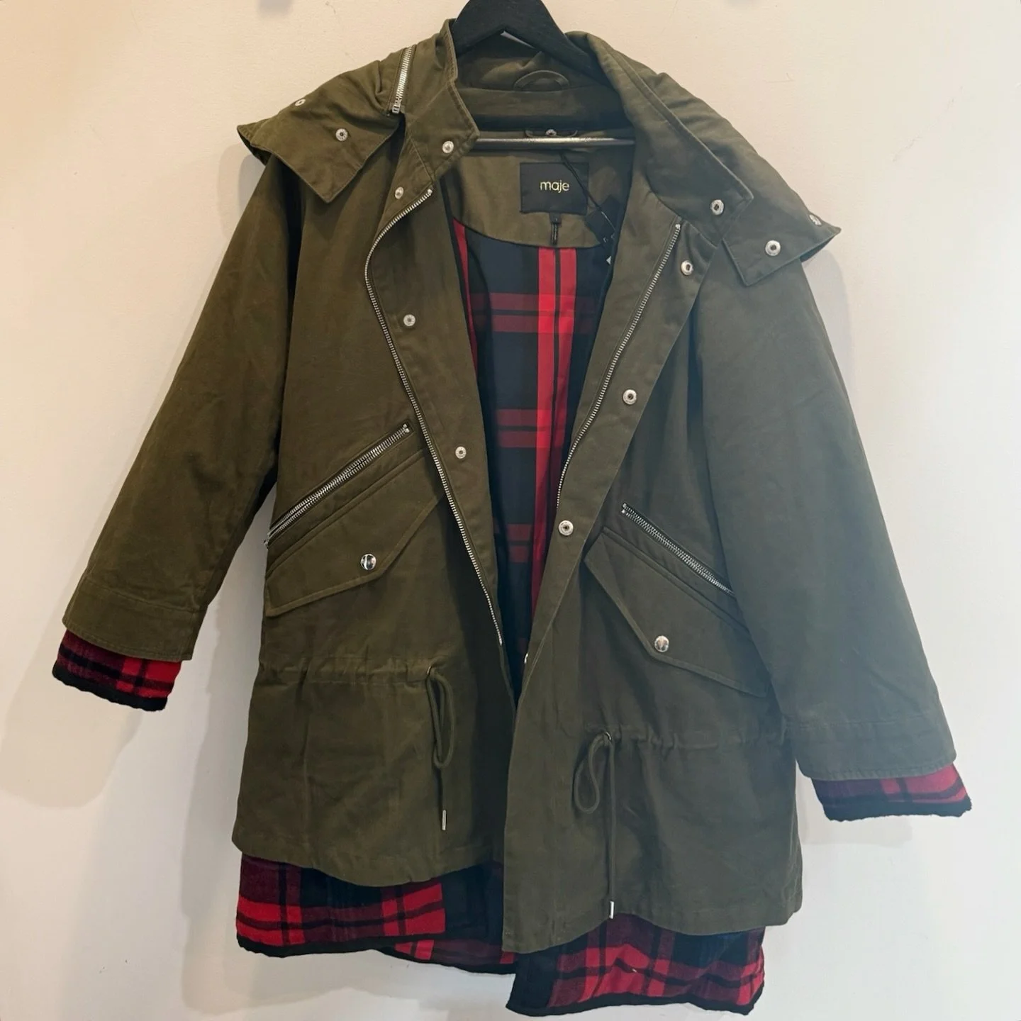 Rumor has it&hellip; The green millennial jacket is making a comeback 🦖 Come shop #TheLuxeEra