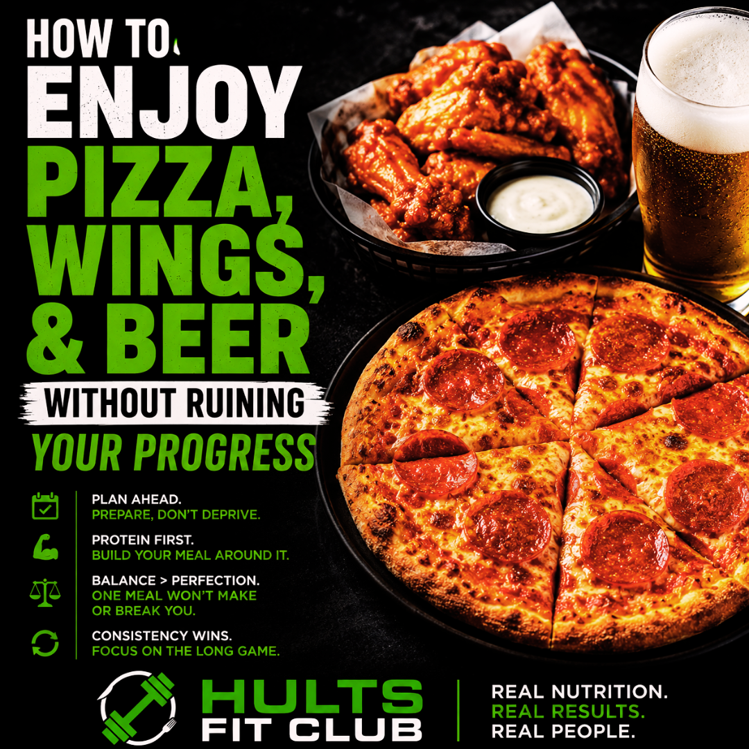 How to Enjoy Pizza, Wings, and Beer Without Ruining Your Progress