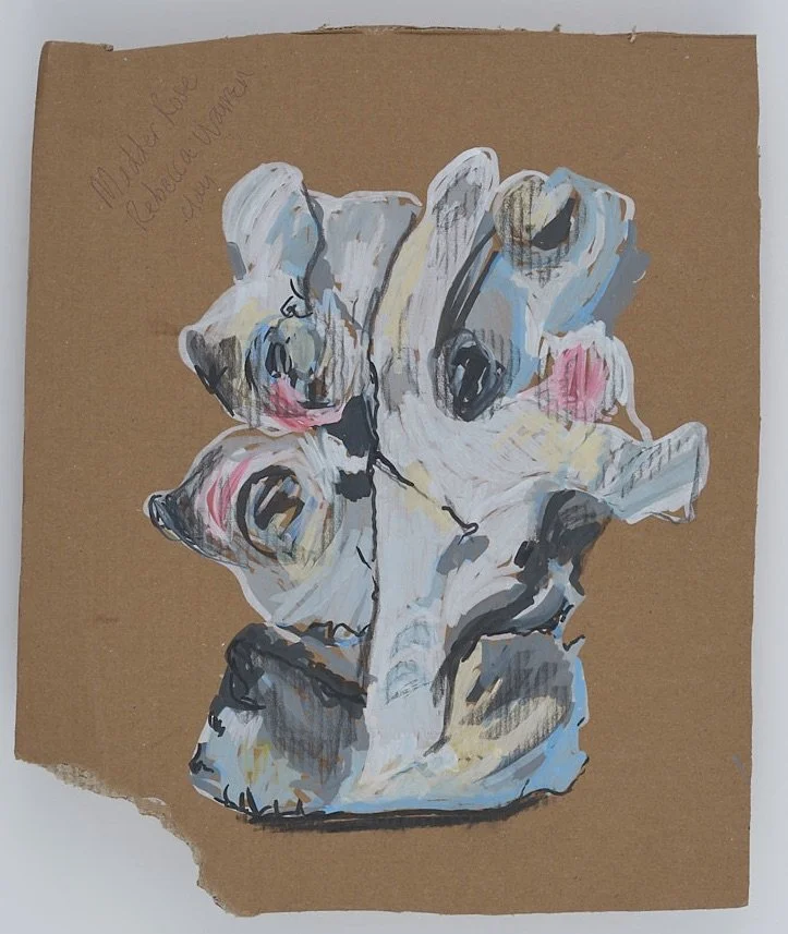 Clay sculpture on cardboard.jpg