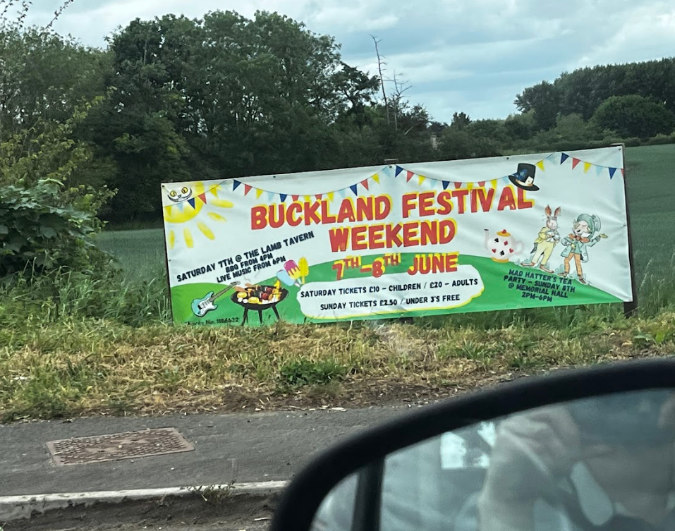 Outfoor banner, Faringdon, Oxfordshire