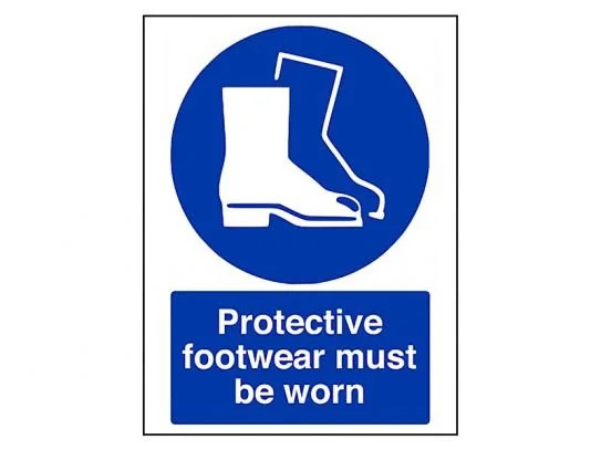 Wear Protective Footwear Sign