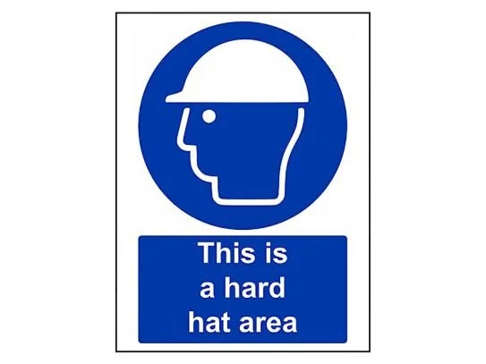 Hard Hat Safety Sign