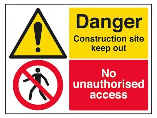 Construction Site Sign