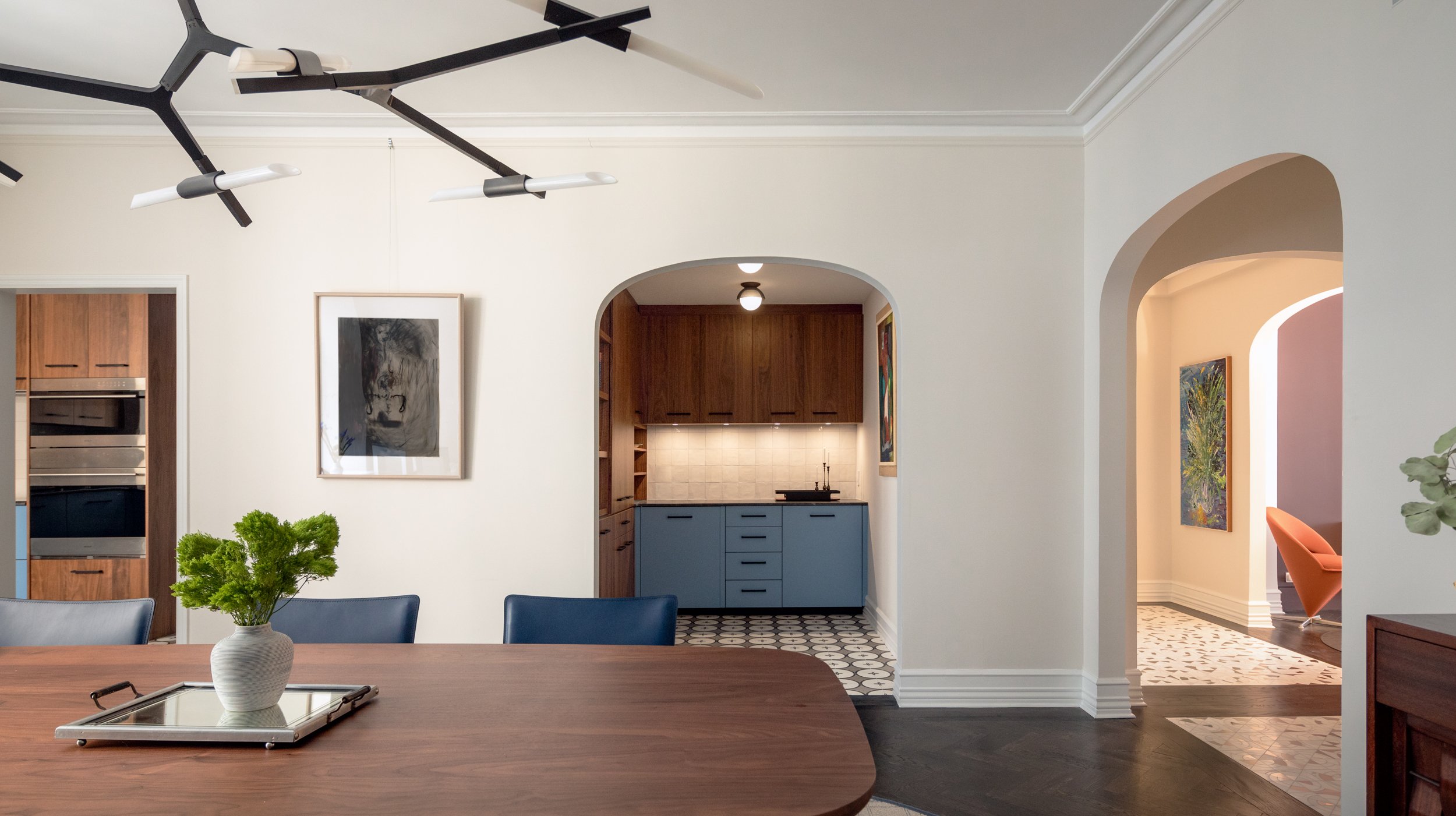 Illustration of Elegant Apartment Renovation Design Elements