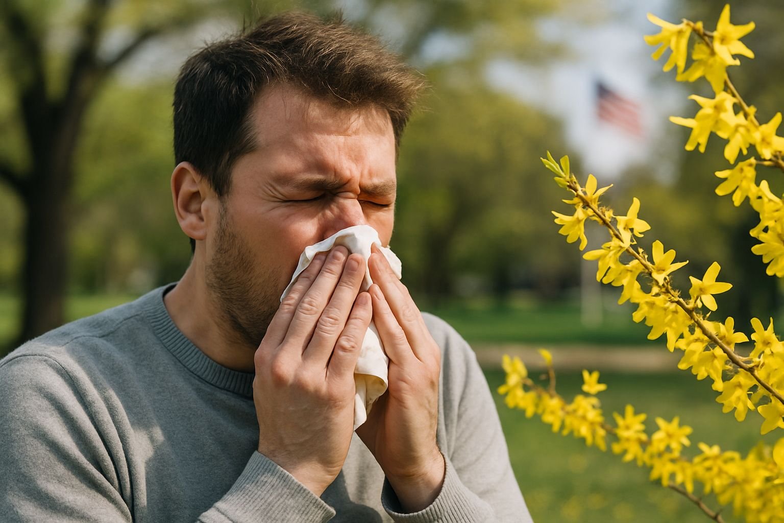 Has the pollen season started in 2025?
