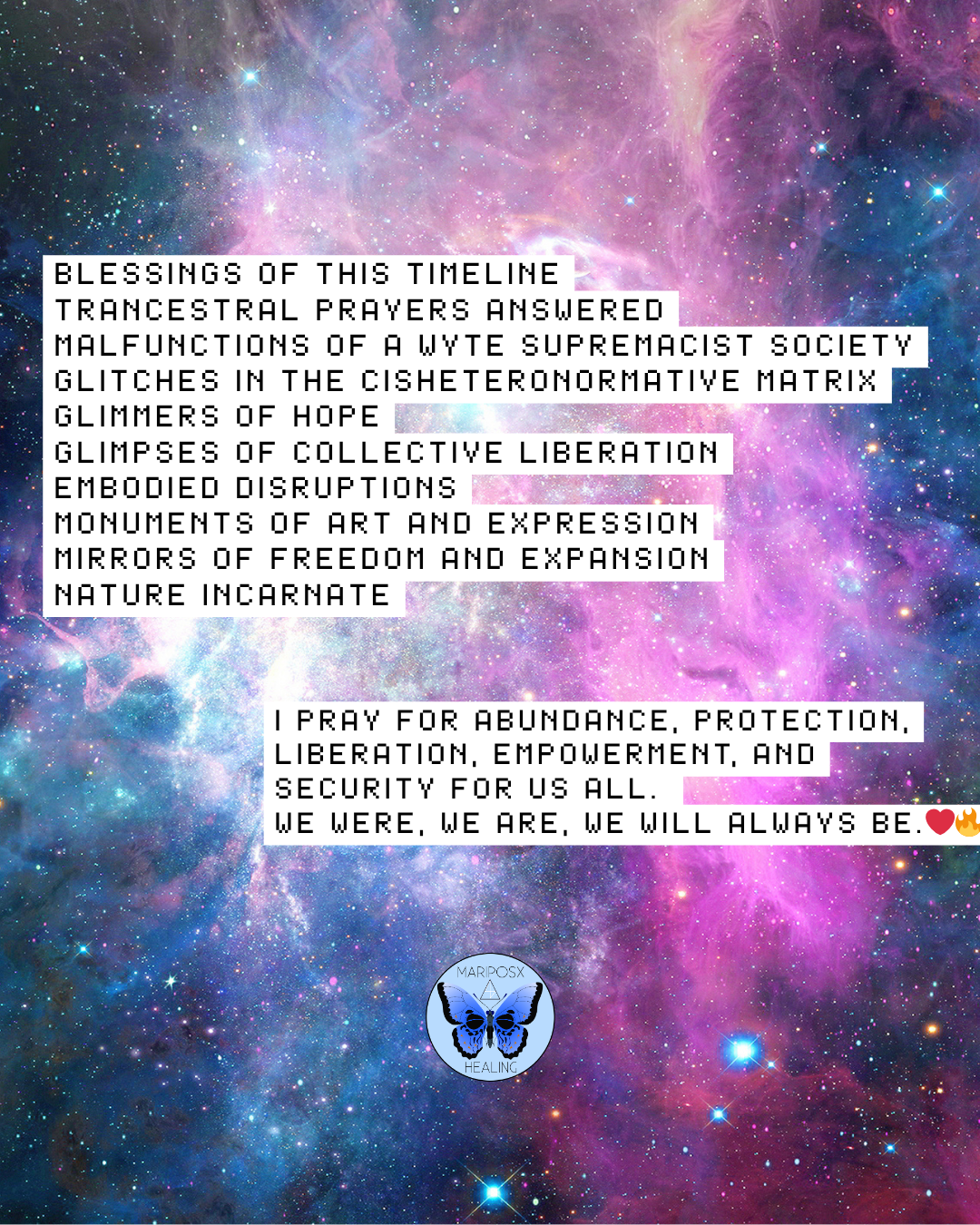 A poem I wrote for my beloved trans and gender expansive