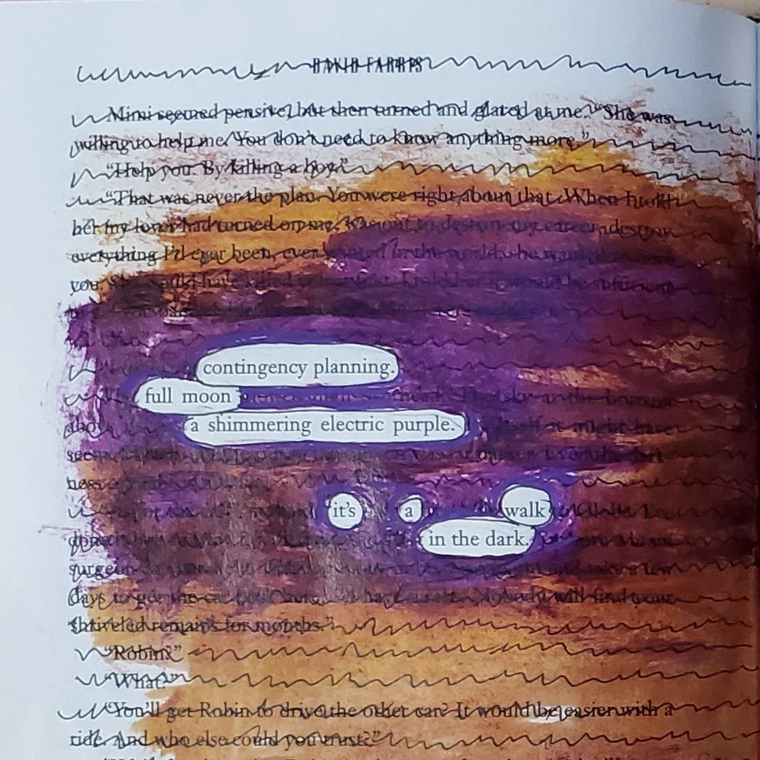 art from found poetry workshop: july 19